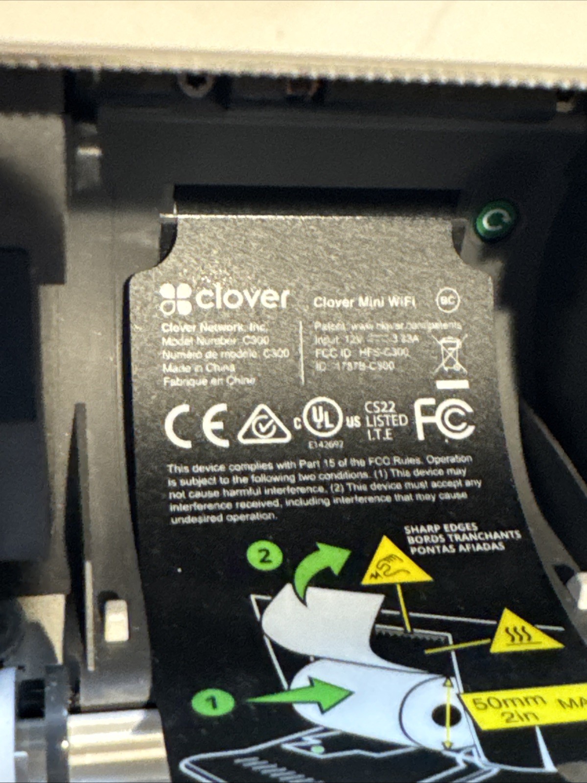 Clover POS System Lot C500 C300 D100 H500 P500– FOR PARTS / NOT WORKING – No Key