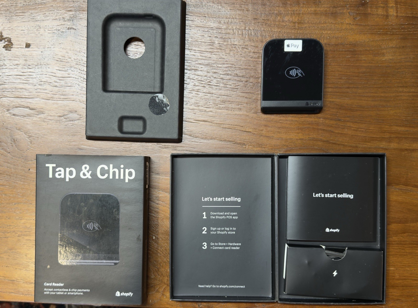 Shopify Retail POS Bundle – iPad Retail Stand + Tap & Chip Reader + Dock