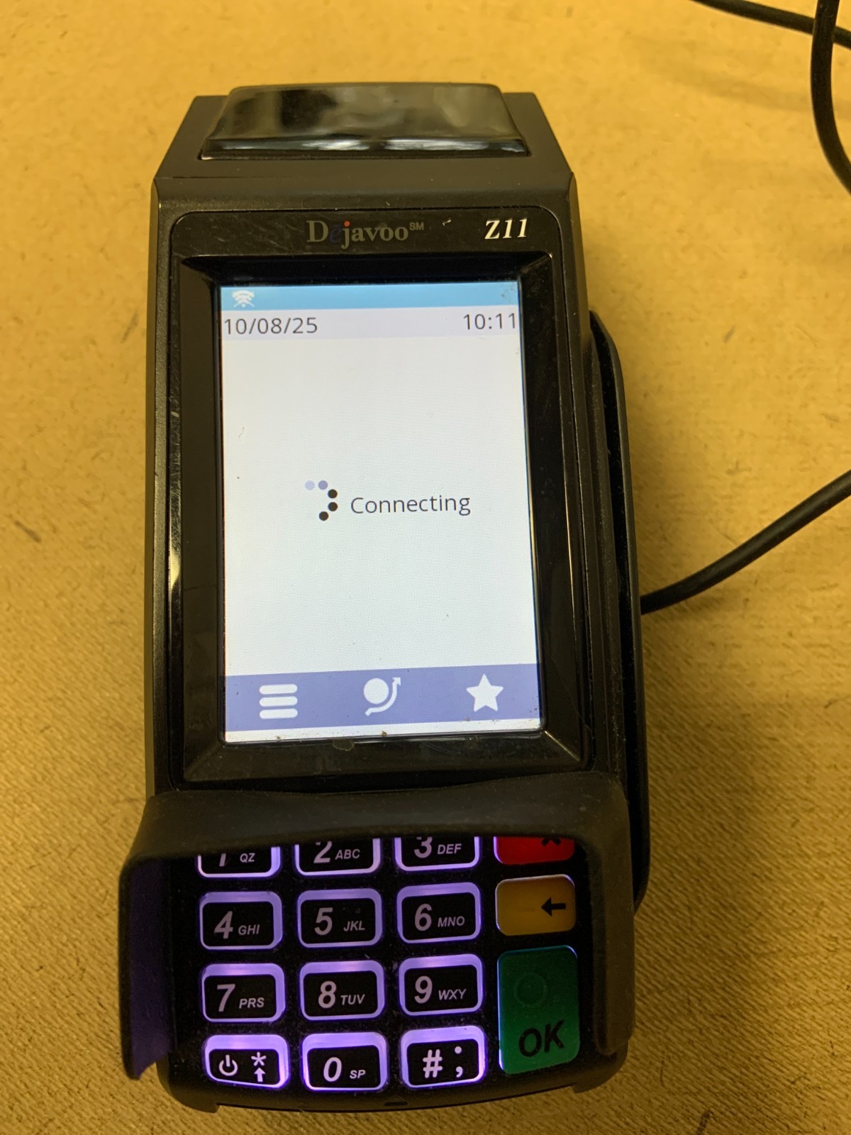 Lot of 2 D Javoo Z11 Model Vega3000 Credit Card Terminal, no power supply