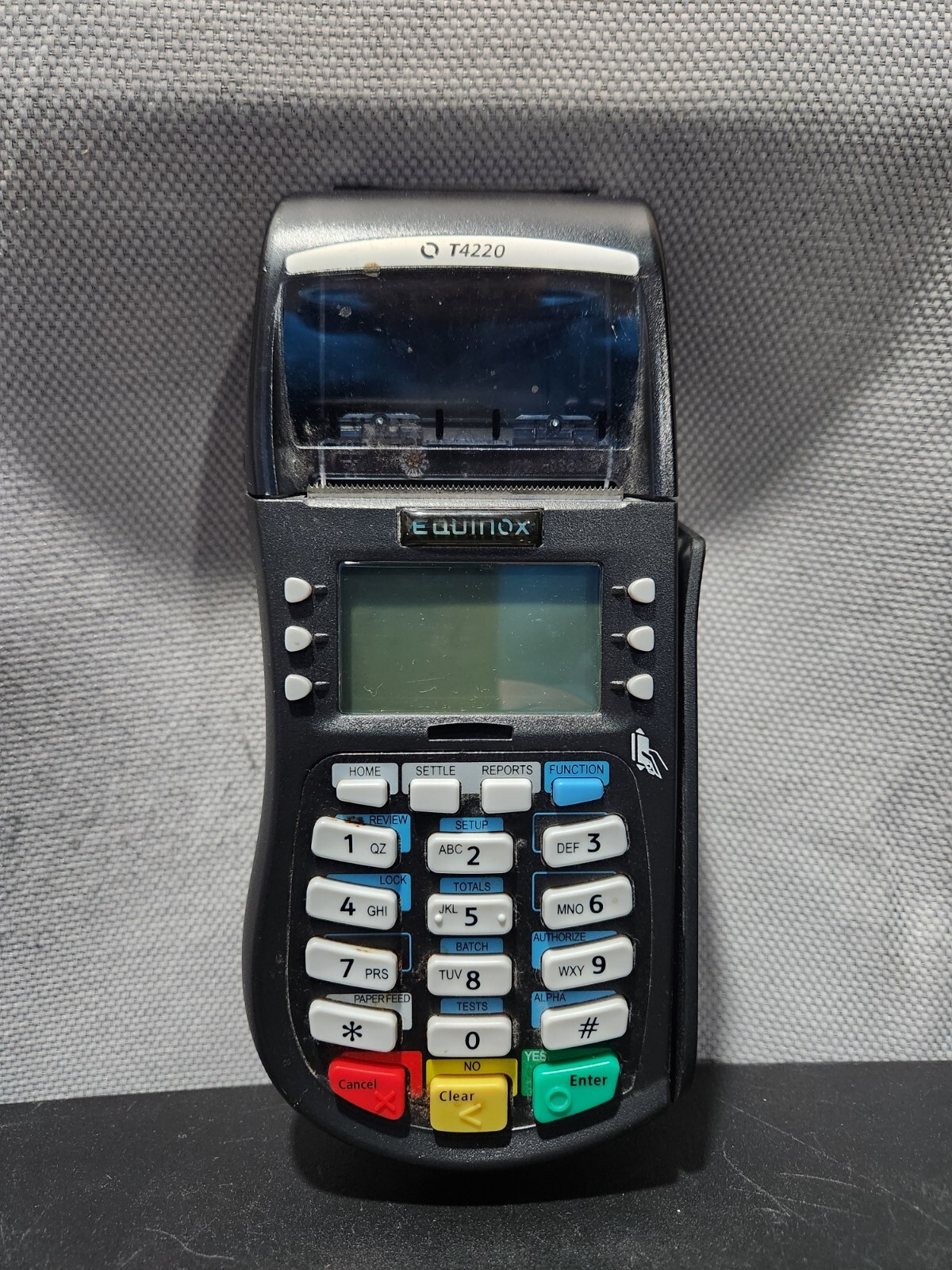EQUINOX T4220 IP MERCHANT CREDIT CARD PAYMENT TERMINAL Only No Cords Tested