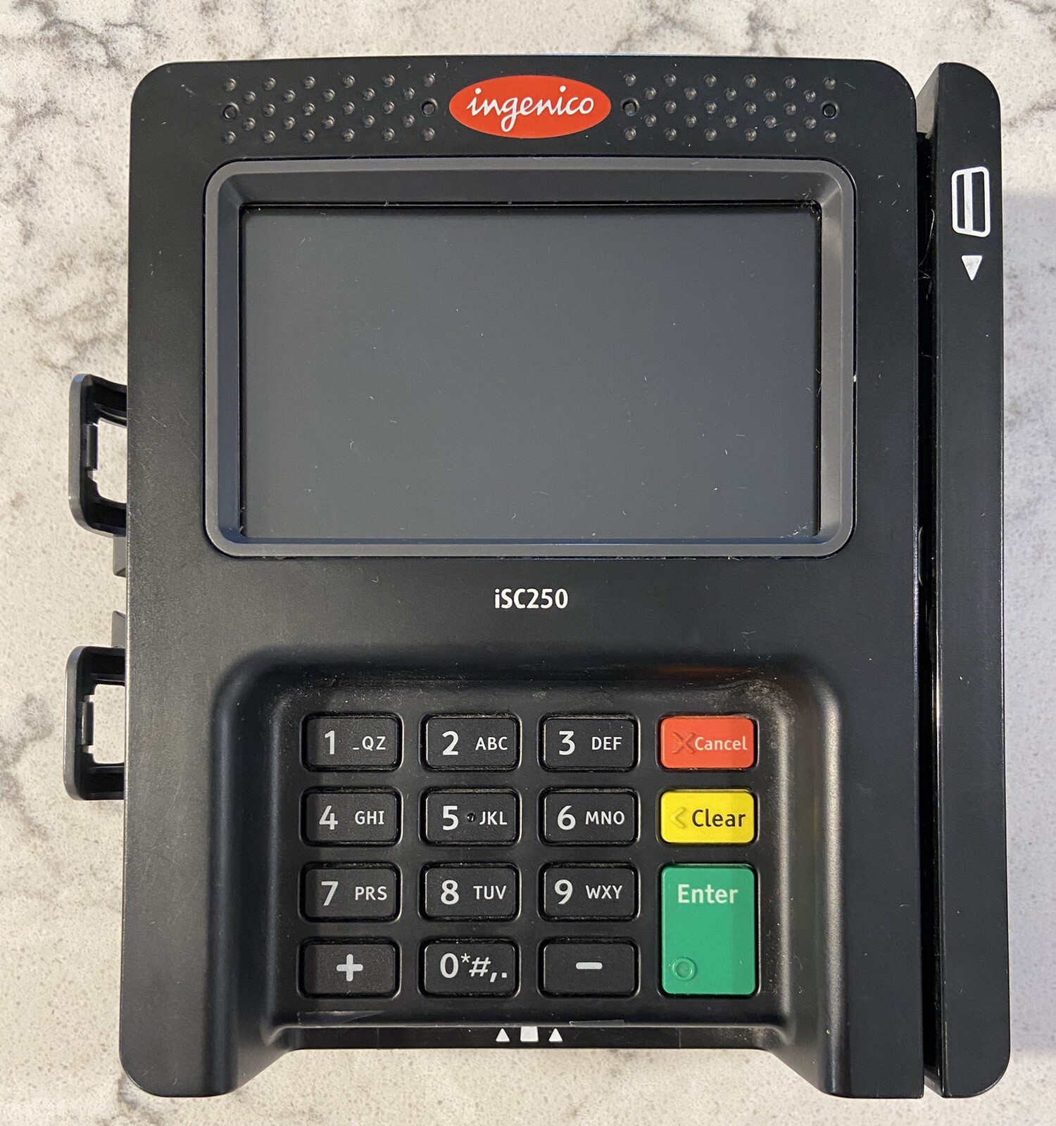 INGENICO ISC Touch 250 POS Payment Credit Card Terminal GOOD CONDITION FREE SHIP
