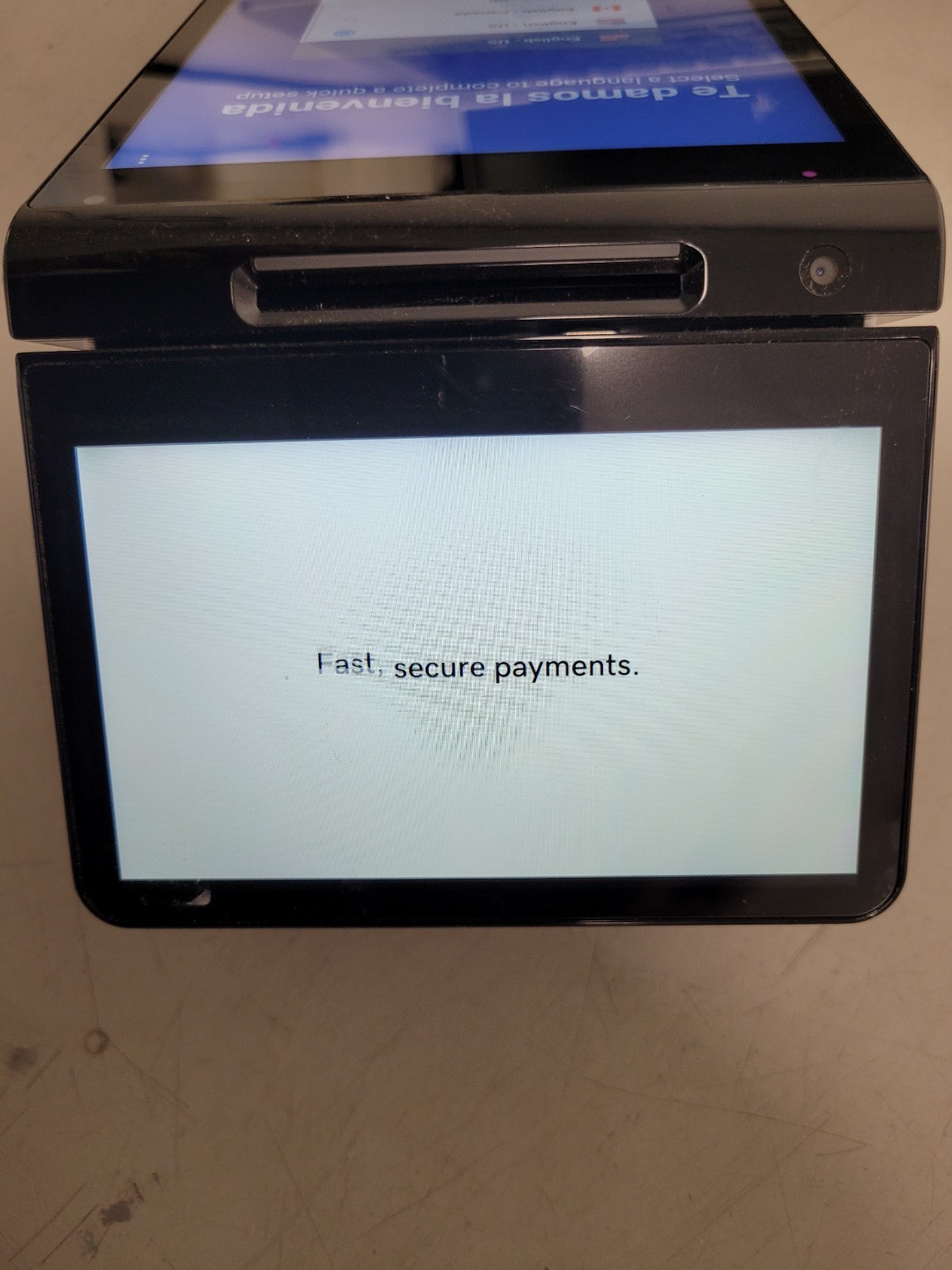 GoDaddy Poynt PST3 Smart Terminal Card Reader power on tested ST3SL245PY001281