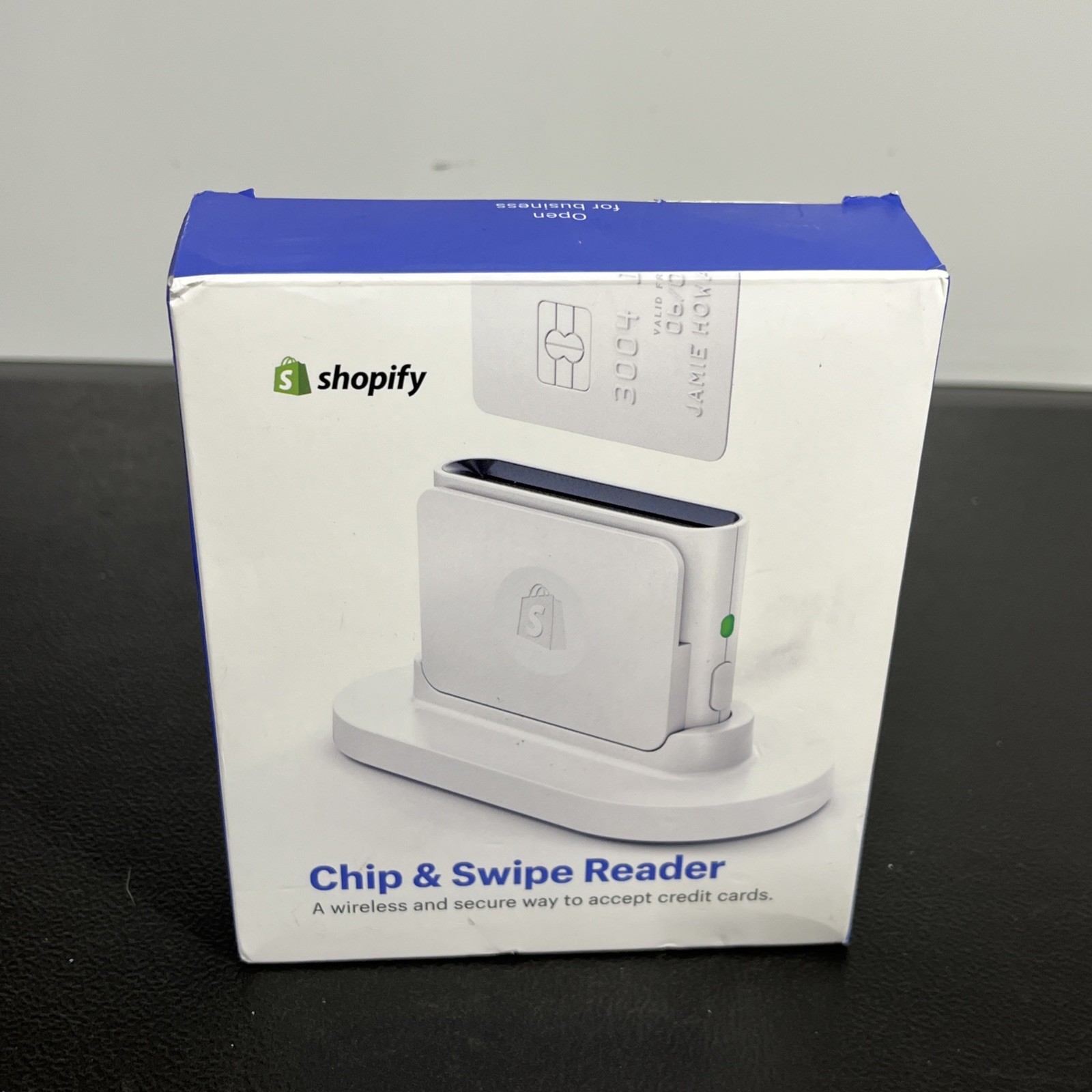 Shopify Chip and Swipe Credit Card Reader White Model S1701 OPEN BOX