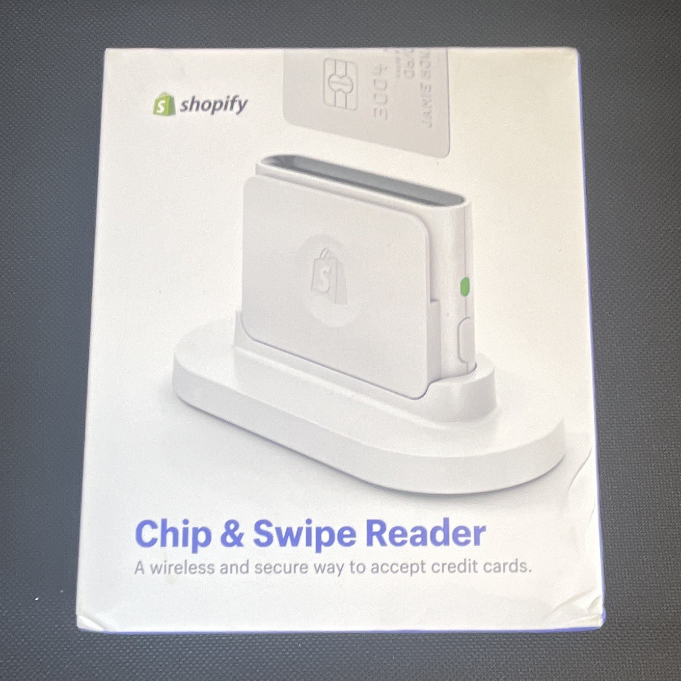 Shopify Chip & Swipe Reader Wireless Credit Card Reader S1701 for iPhone/Android