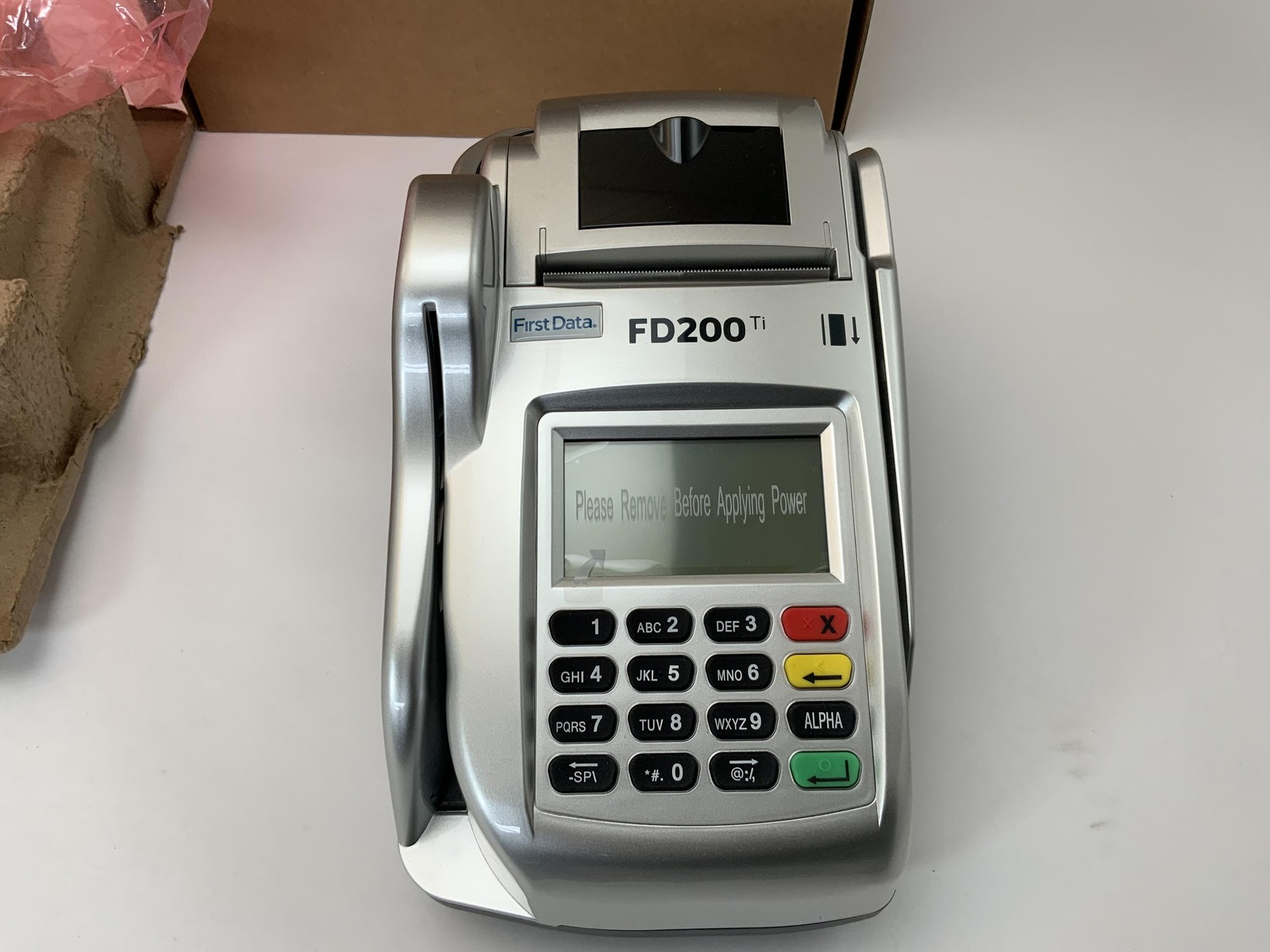 First Data FD200TI Credit Card Terminal -New Open Box!