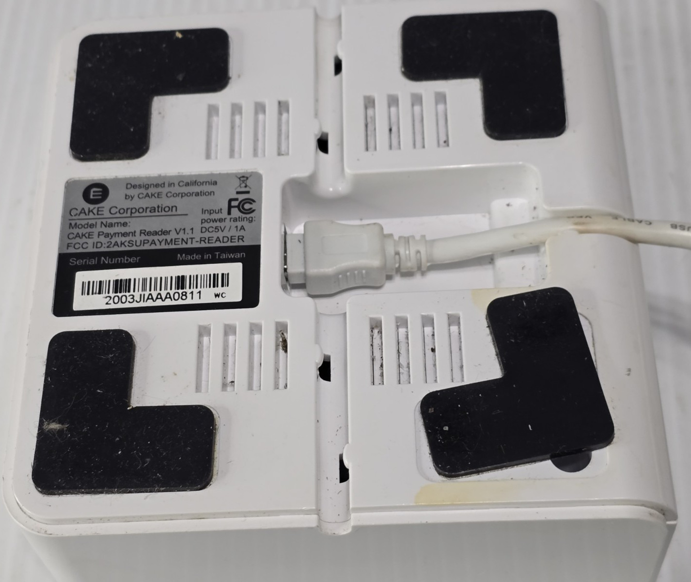 Cake Payment Reader POS V1.1 / DC5V / 1A & External Fax/Modem Adapter