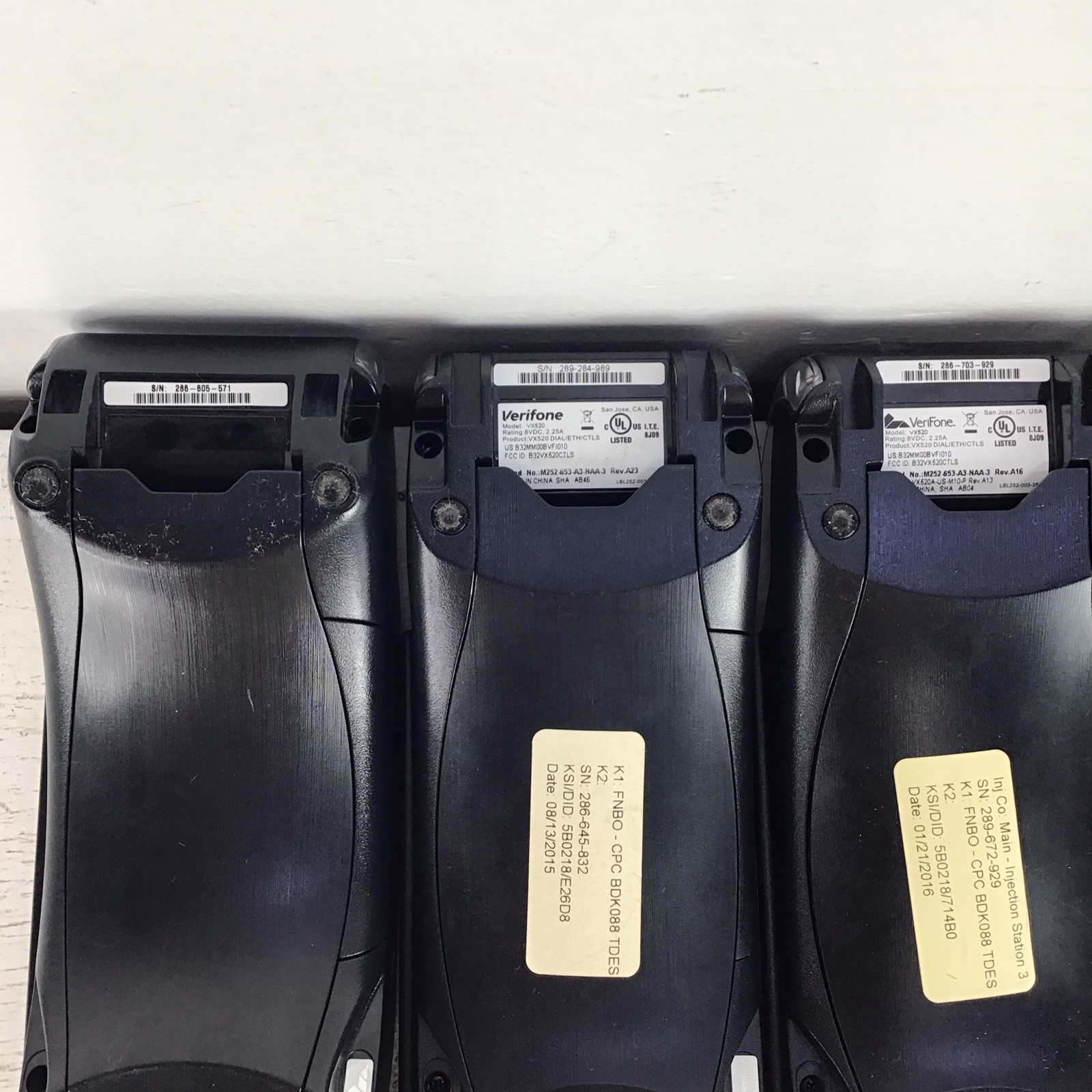 Lot Of 10 Verifone VX520 POS Terminals Tested Tampered READ