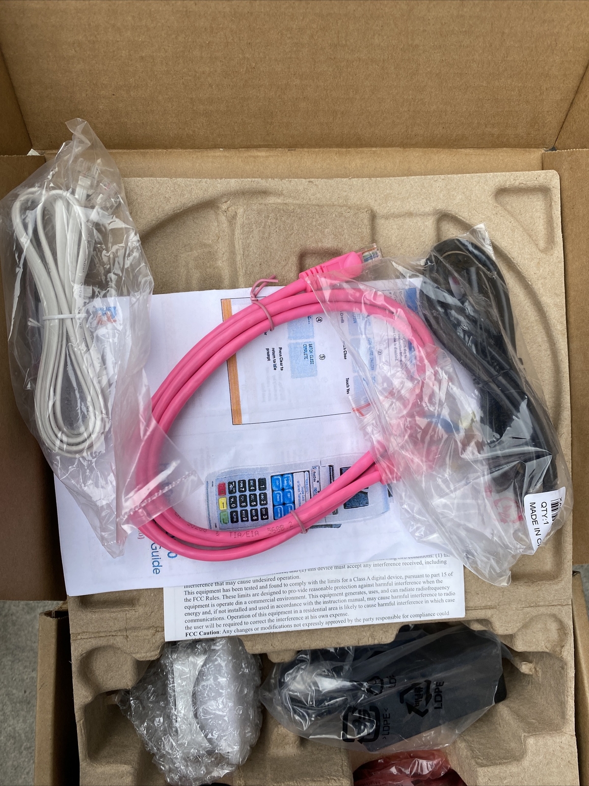 First Data FD130 Credit Card Terminal in box