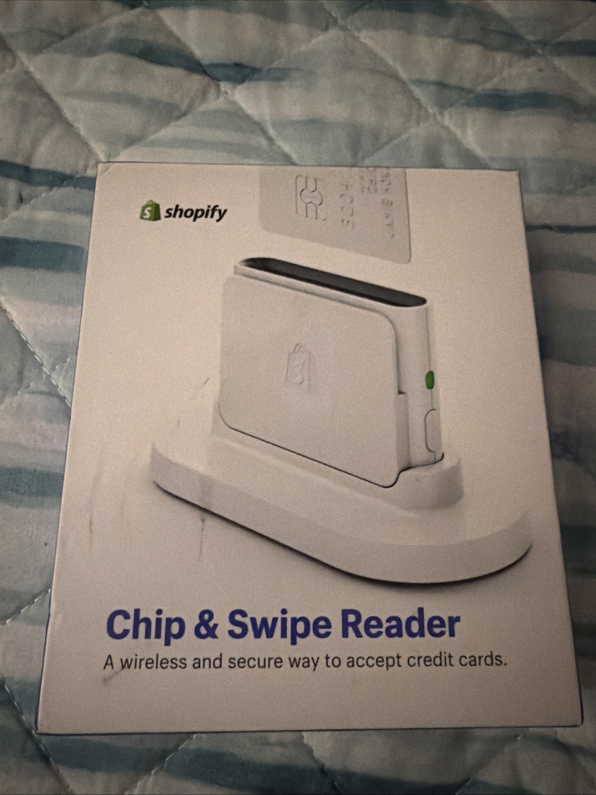 Shopify Credit Card Reader Chip & Swipe White Model S1701 – New