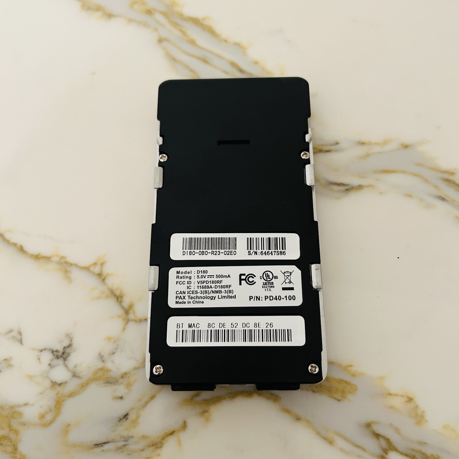 PAX D180 PD40 Wireless POS Credit Card Terminal New Zebra PD40-100