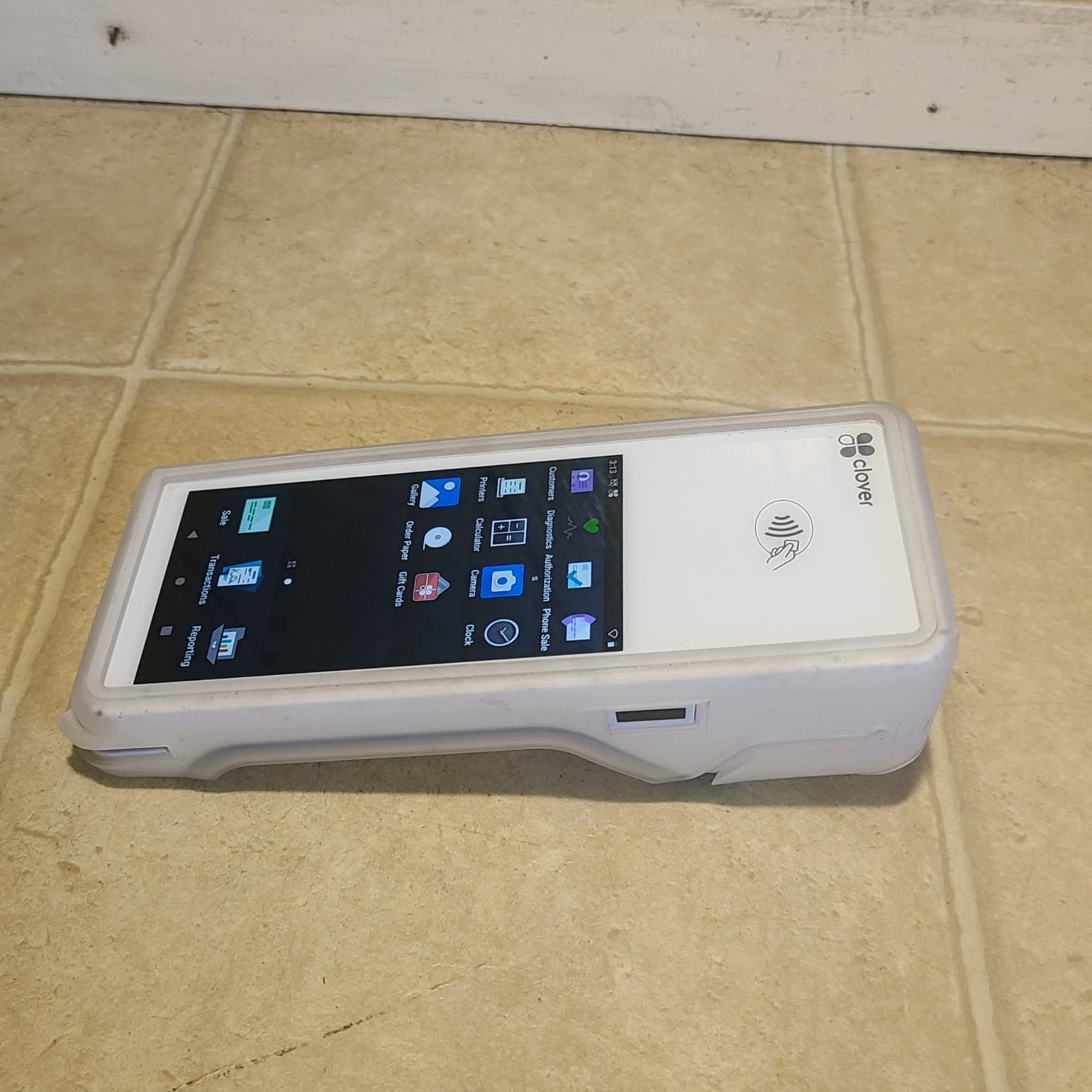 Clover Flex Mobile POS Terminal Handheld Device Locked (For Parts Only)