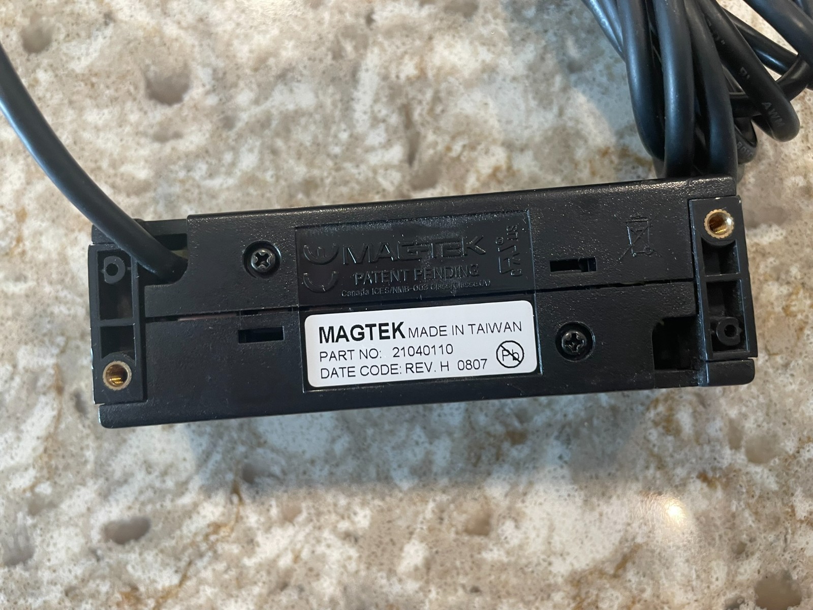 MagTek 21040110 USB Mini Magnetic Credit Card Swipe Reader