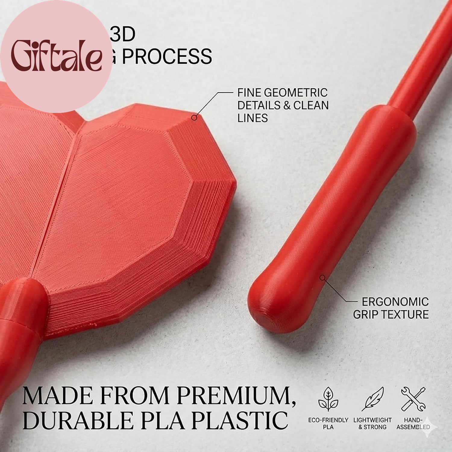 Detachable Heart-Shaped Credit Card Wand, 3D Printed Tap to Pay Grabber Holder f