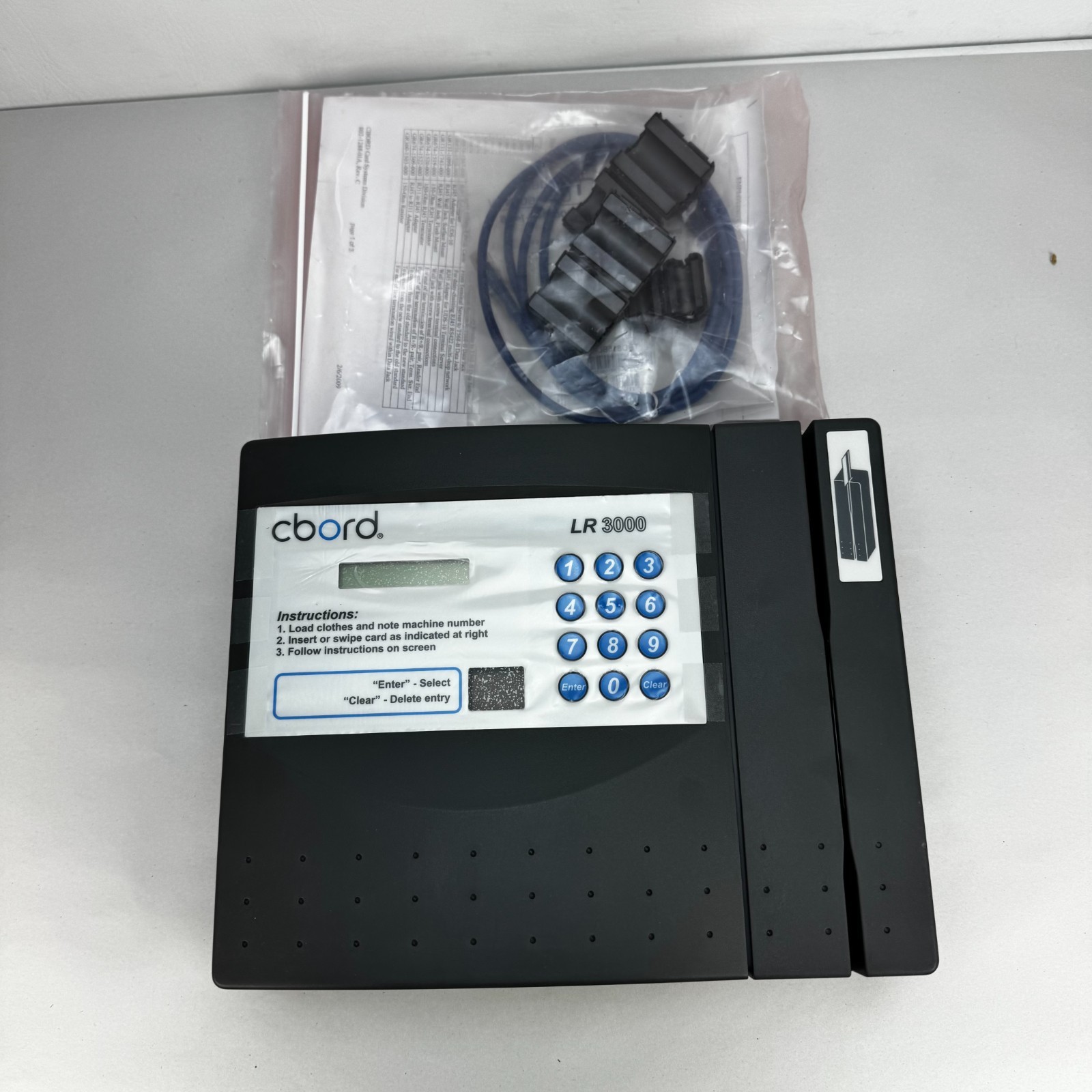 CBORD LR3000 Card Reader Terminal Facility Access Panel 670-1035 REV 4