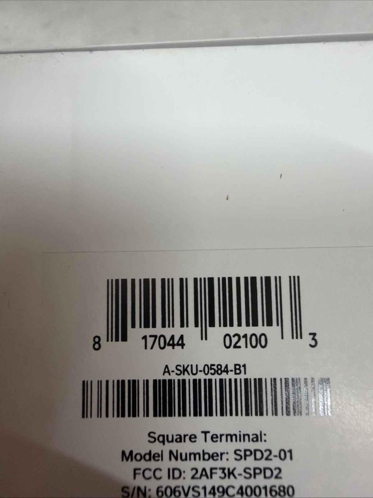 Sealed Square Terminal – Credit Card Machine | Mobile POS SPD2-01