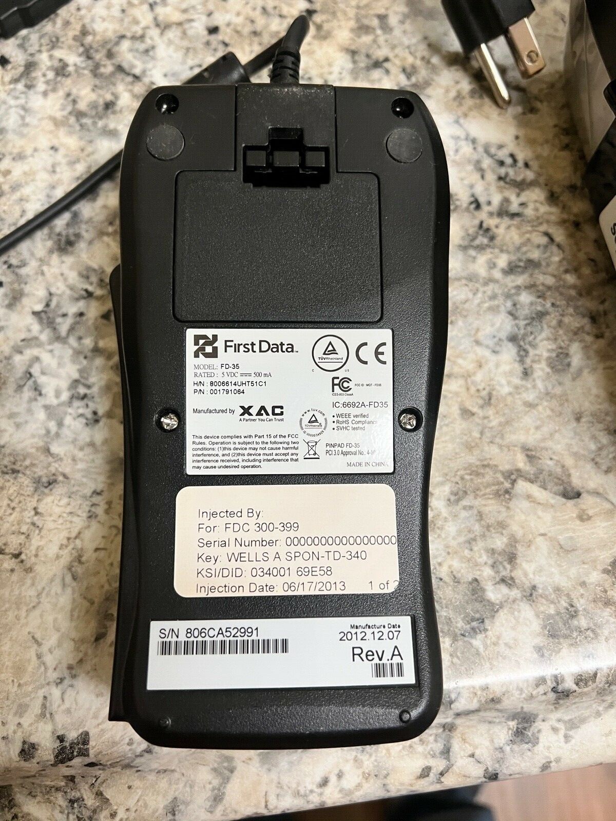 First Data FD100Ti Credit Card Machine and FD35 EMV Pin Pad // FREE SHIPPING