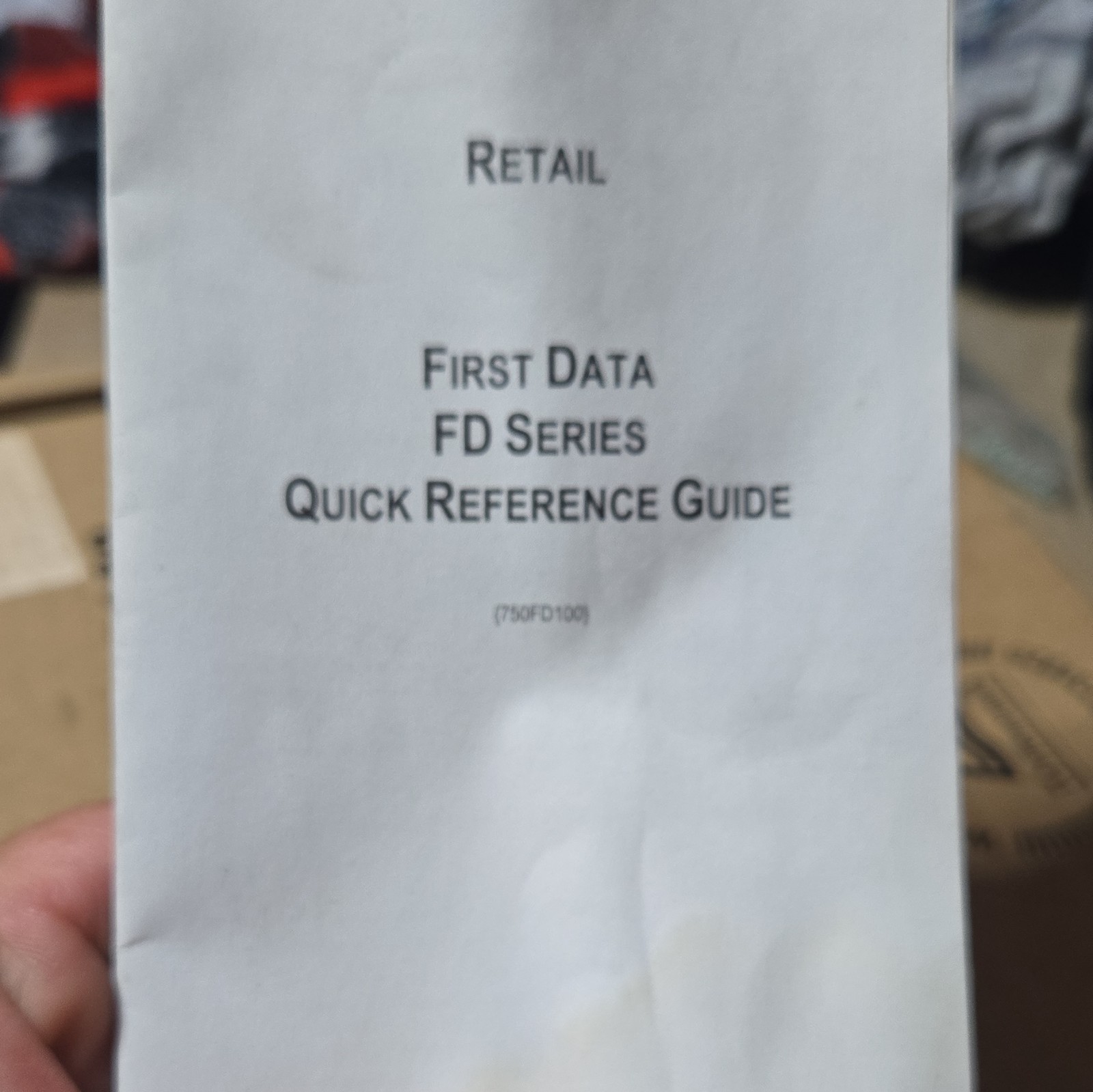First Data FD130 FD Series Wired Credit Card Terminal (MPN 001867064)