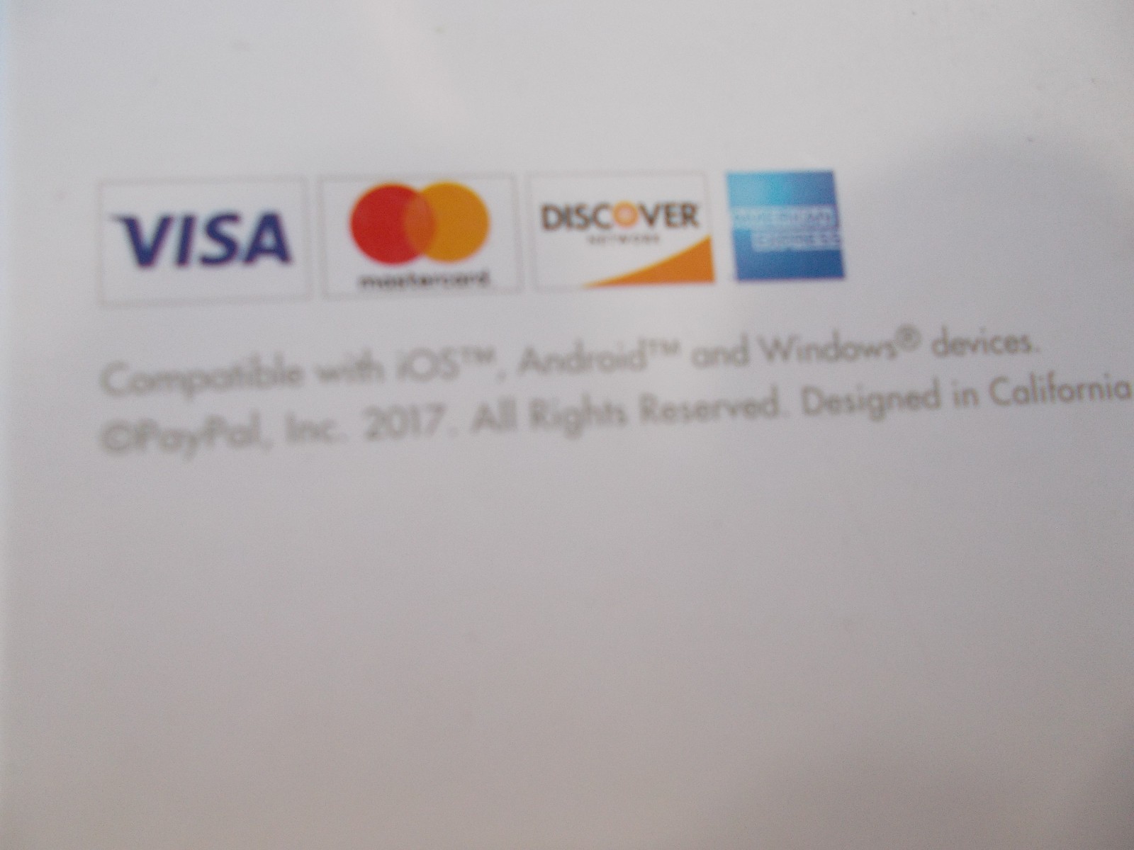 PayPal Mobile Credit Card Reader Swiper For iOS, Android, & Windows Devices