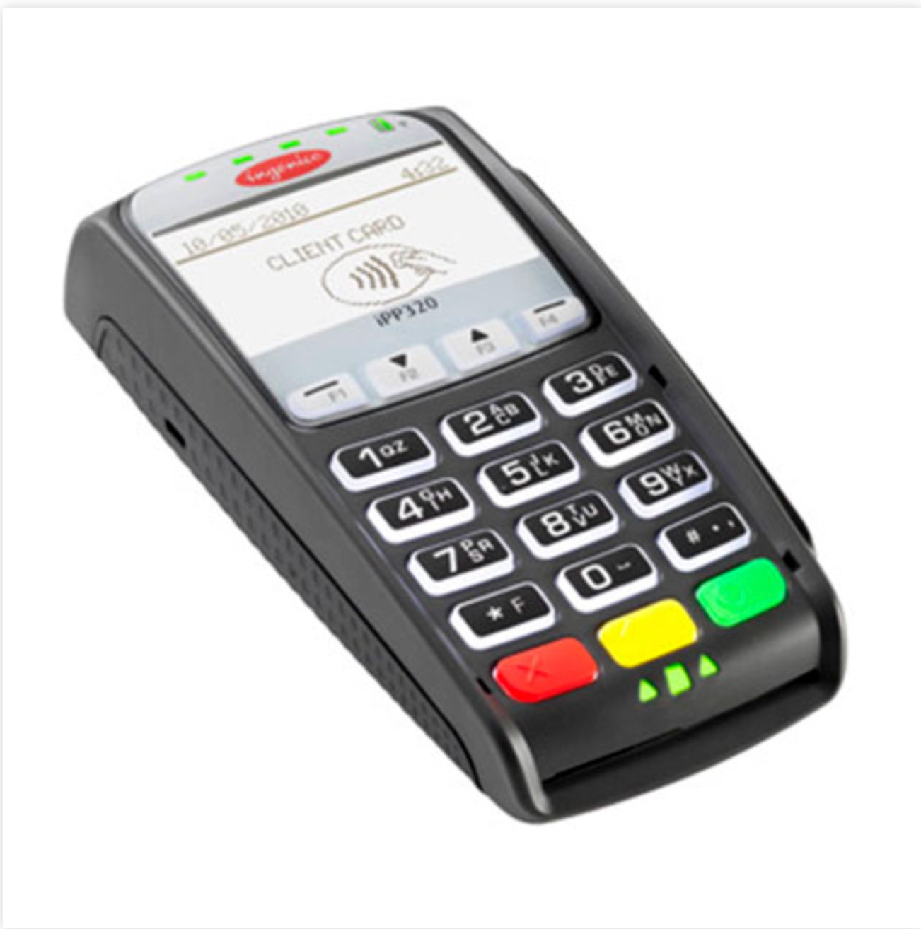 Ingenico iPP320 Payment Terminal with Power Supply and Connector Cable