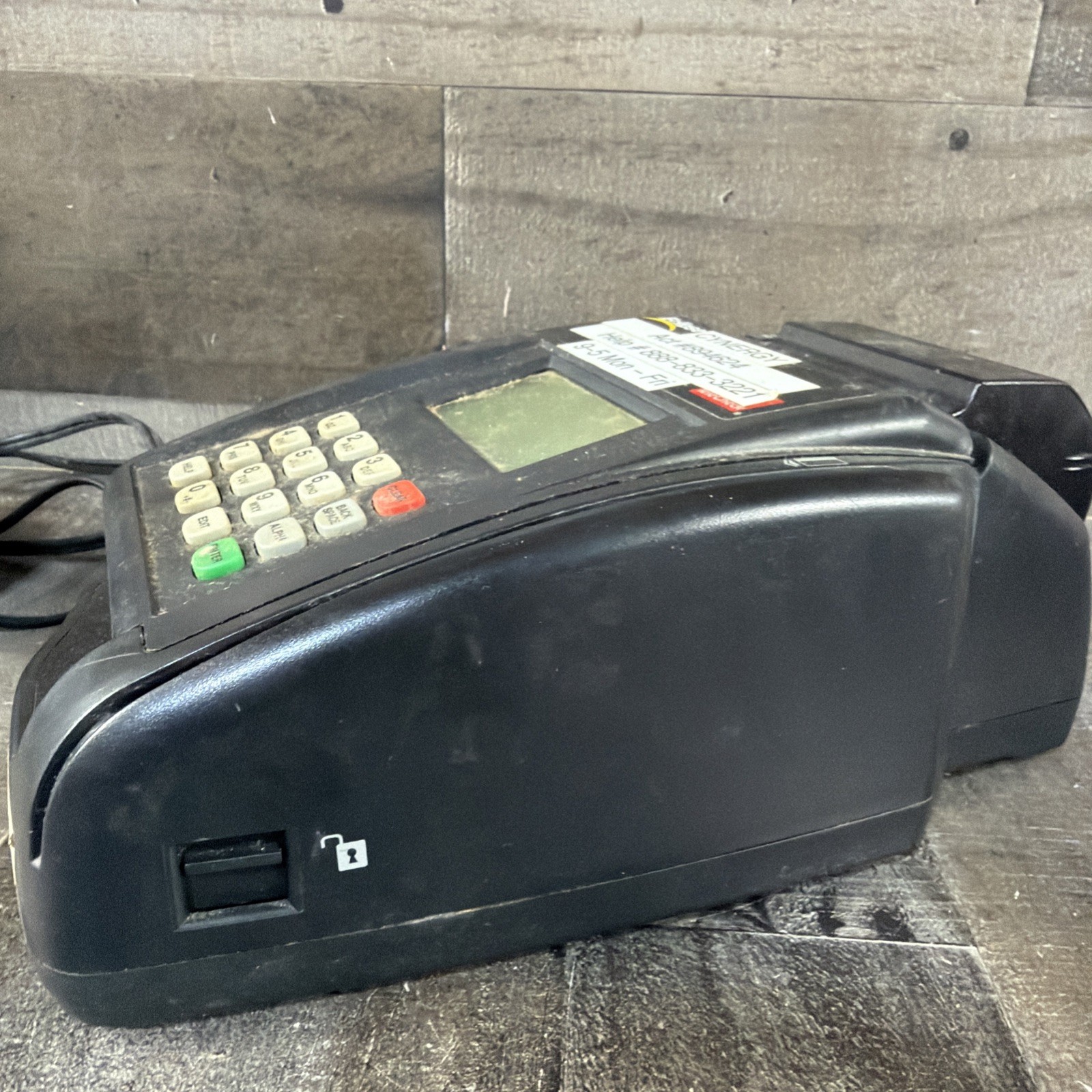 Verifone Eclipse Quartet POS Credit Card Check Terminal P100-002-03 TeleCheck