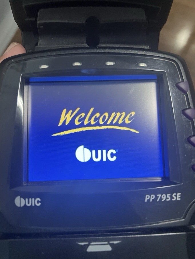 Bulk Lot 8x UIC PP795 SE Secure Countertop Credit Card Terminals w/ Cables