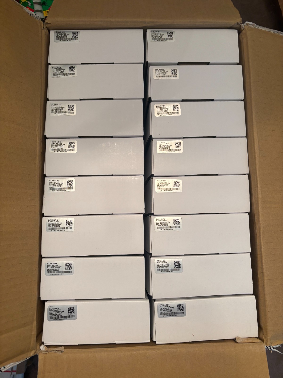 Box of 16 Equinox Luxe 8500i POS Terminals NIB – No Cords