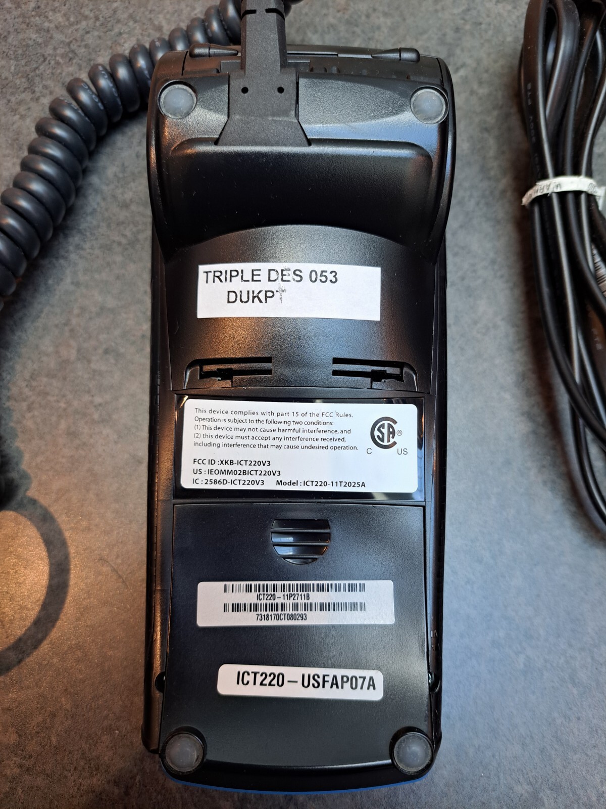 Ingenico Triple DES 053 DUKPT Credit/Debit Card Terminal ip95x Appstar Financial