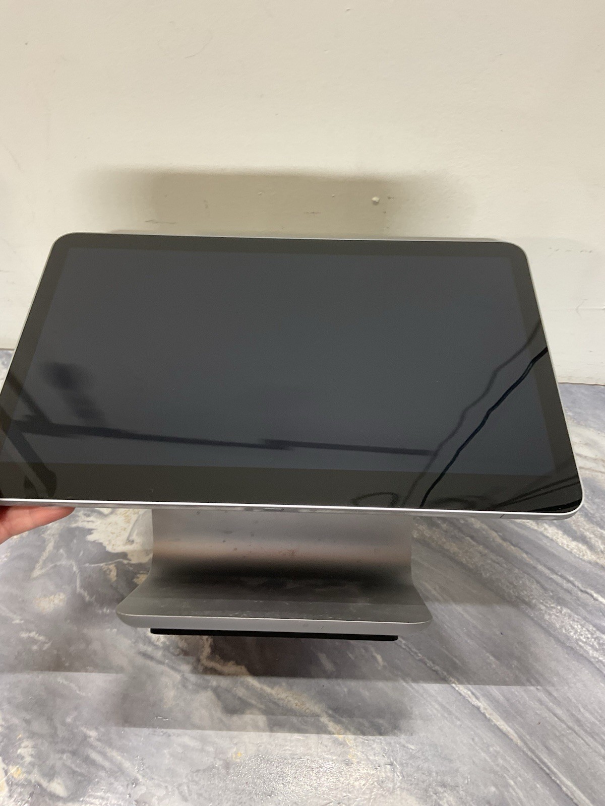 Square SPB1-01 POS Register With Card Reader SPB4-01 Sold As Is For Parts UNTE