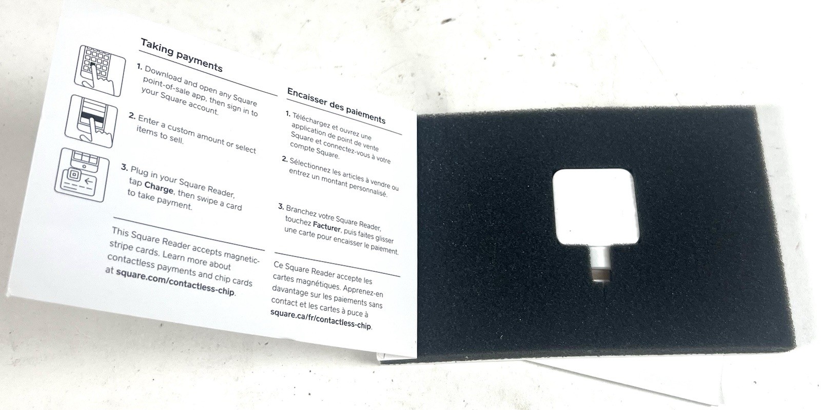 Square Reader For Magstripe Lightning Chip Apple iPhone SPM1-01