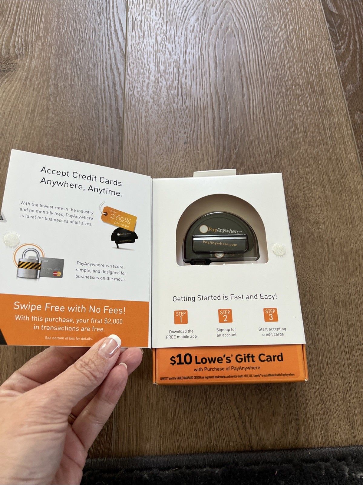 PayAnywhere Mobile Credit Card Reader for iPhone & Android(2014) | New SEALED