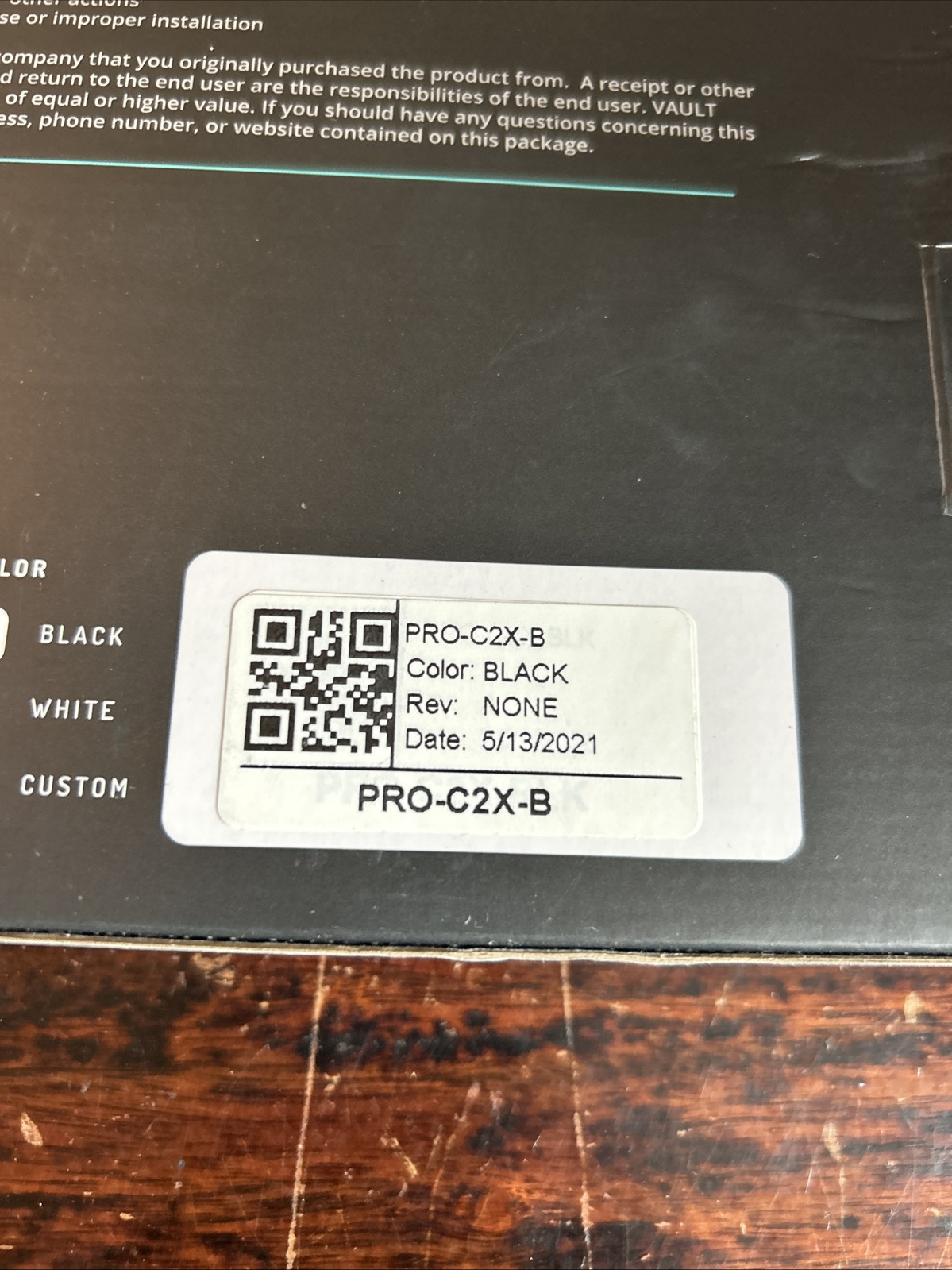 Vault PRO-C2X Black BLK Bracket for BBPOS Chipper 2X Bluetooth Card Reader – New