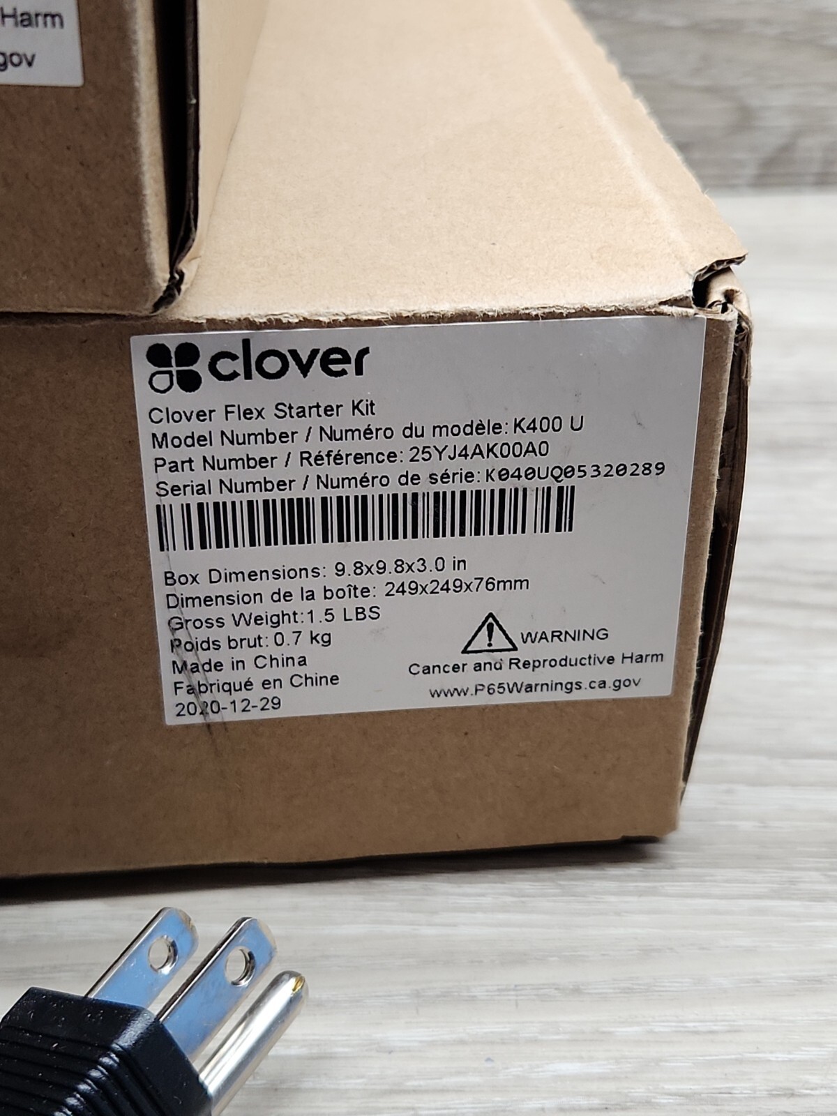 Clover Flex C403 Starter kit, ( New? Sold For Parts Only No Returns Read Descrip