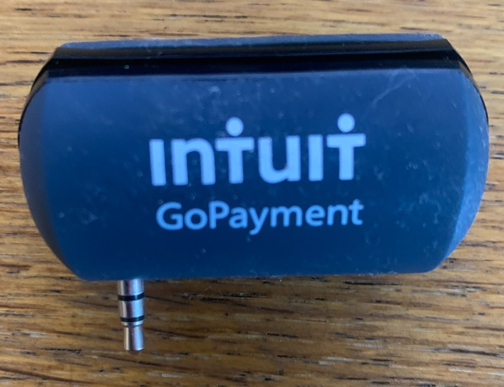 Intuit GoPayment Credit Debit Card Reader Quickbooks 3.5mm Jack Xlnt Go Payment