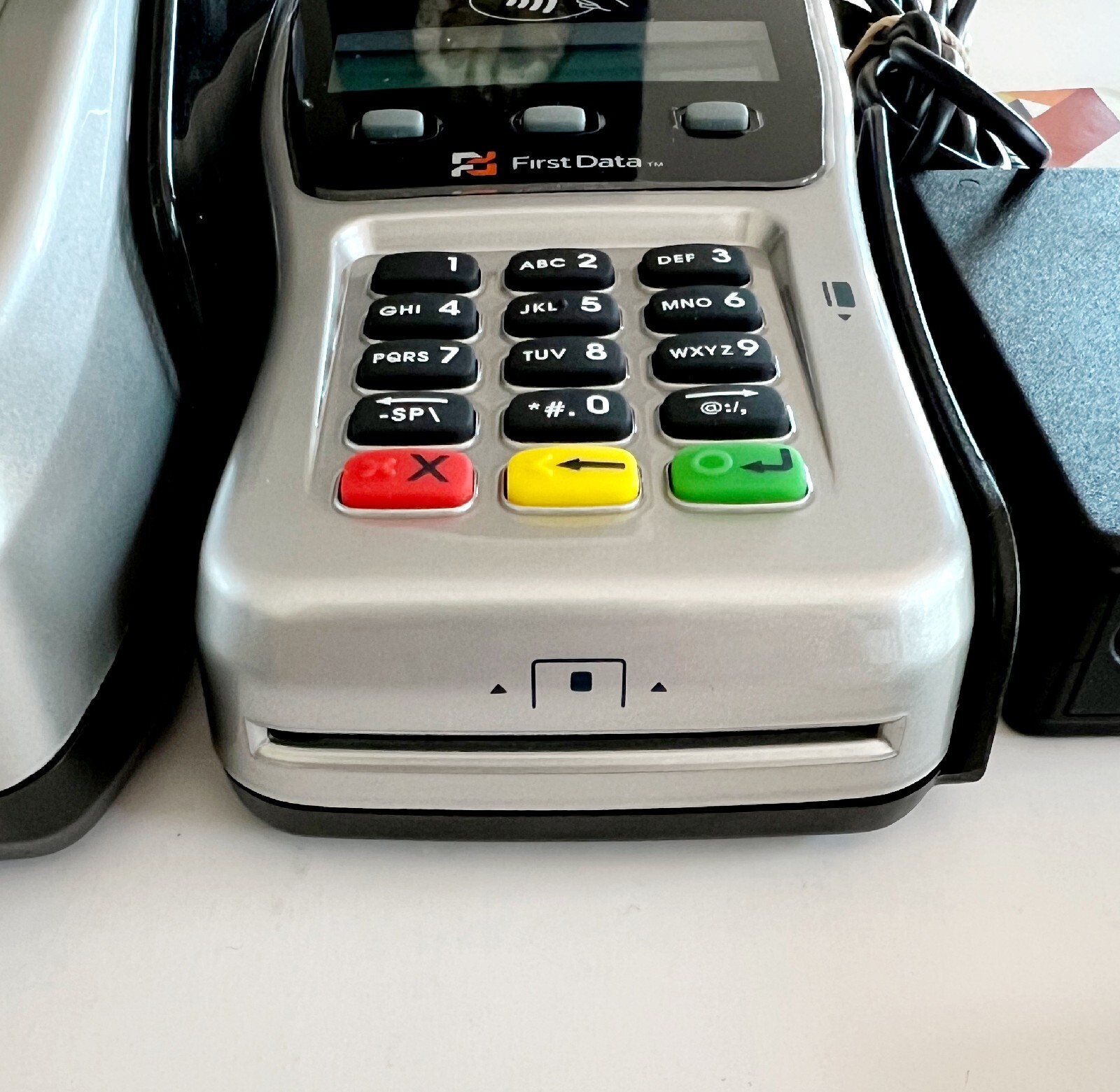 First Data FD130 Credit Card Machine And Auxiliary Pin Pad FD35 NEW OB ELEC