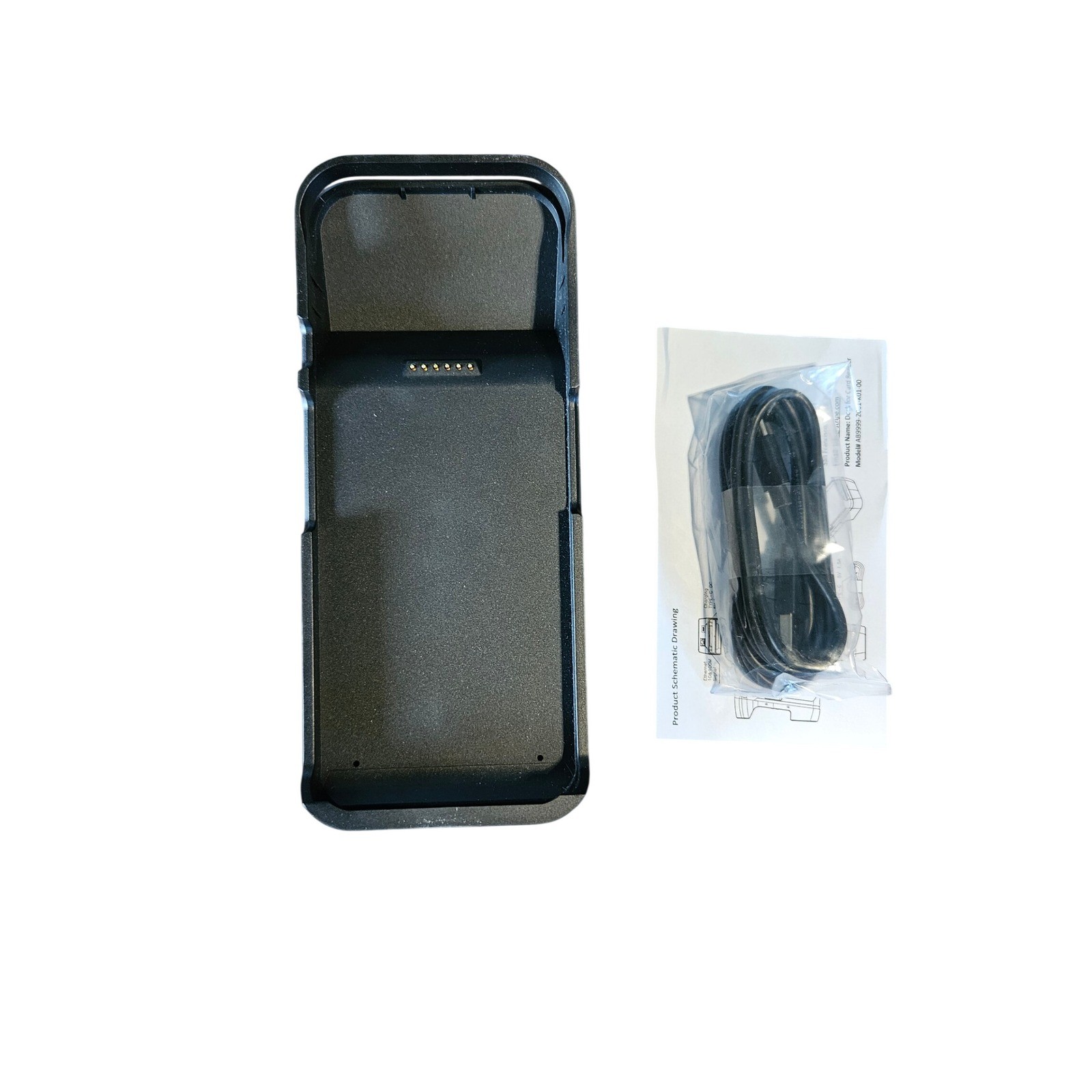 Stripe Dock for Card Reader Black Charging Station AB9999-2061-K01-00 with Cable