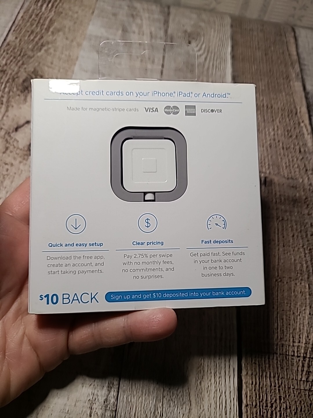 Square Credit Card Reader for iPhone, iPad and Android
