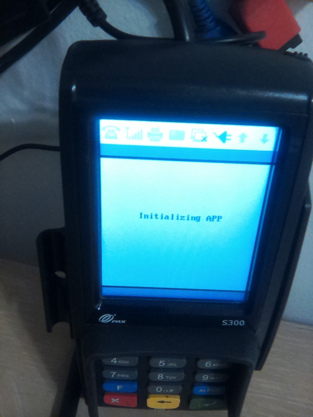 Pax S300 Integrated Pinpad Credit card Terminal w/ Cables S300-000-364-02NA