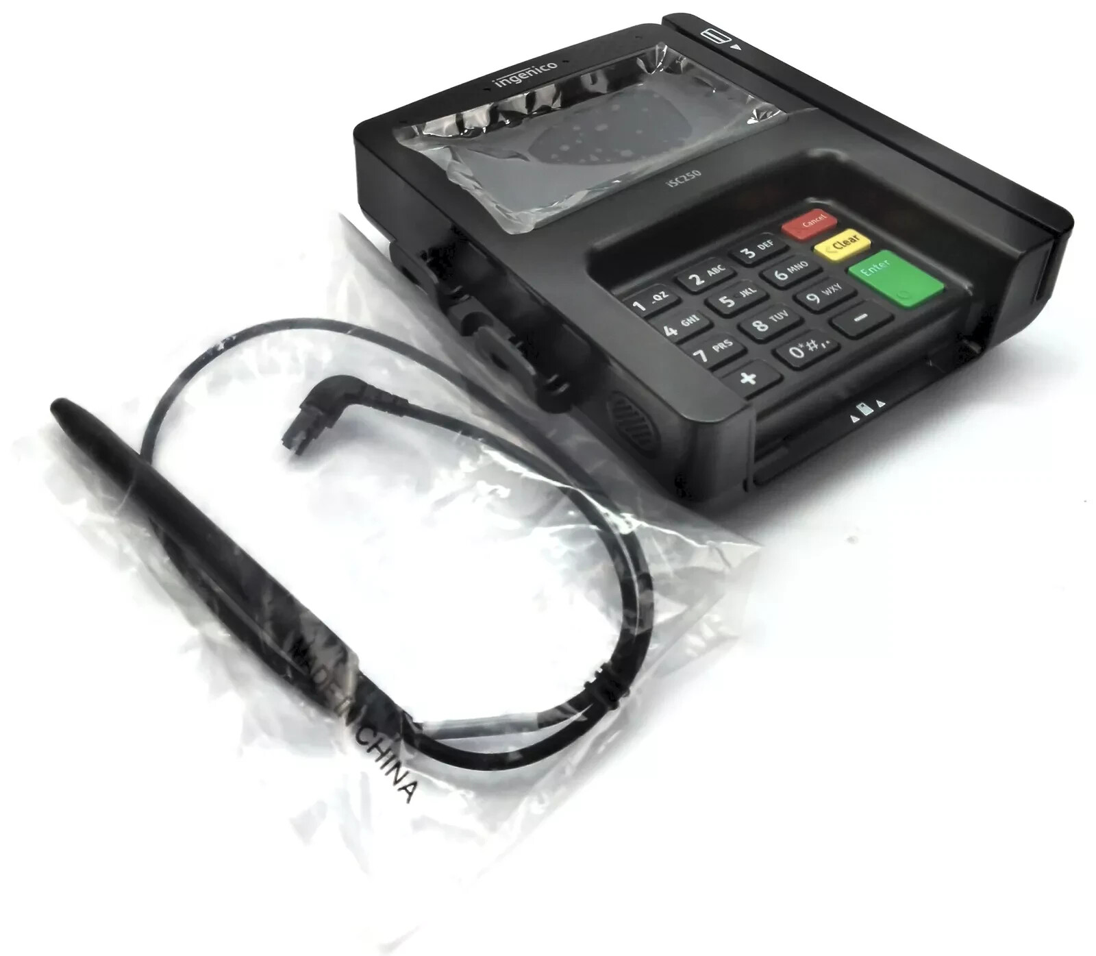Ingenico ISC250 Terminal Credit Card Machine with Stylus Pen ISC250-USSCN03A