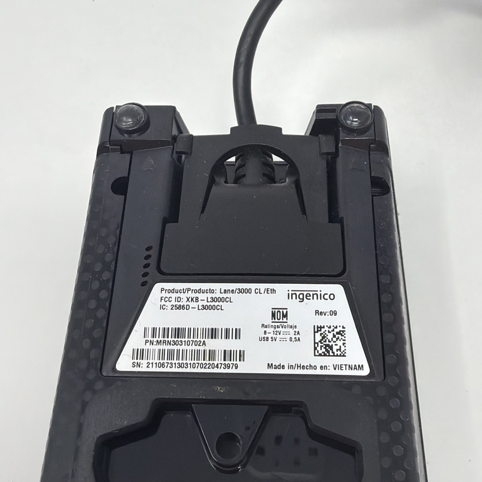 Ingenico Lane 3000 CL/Eth USB Pin-Pad Credit Card Machine Terminal Tap to Pay