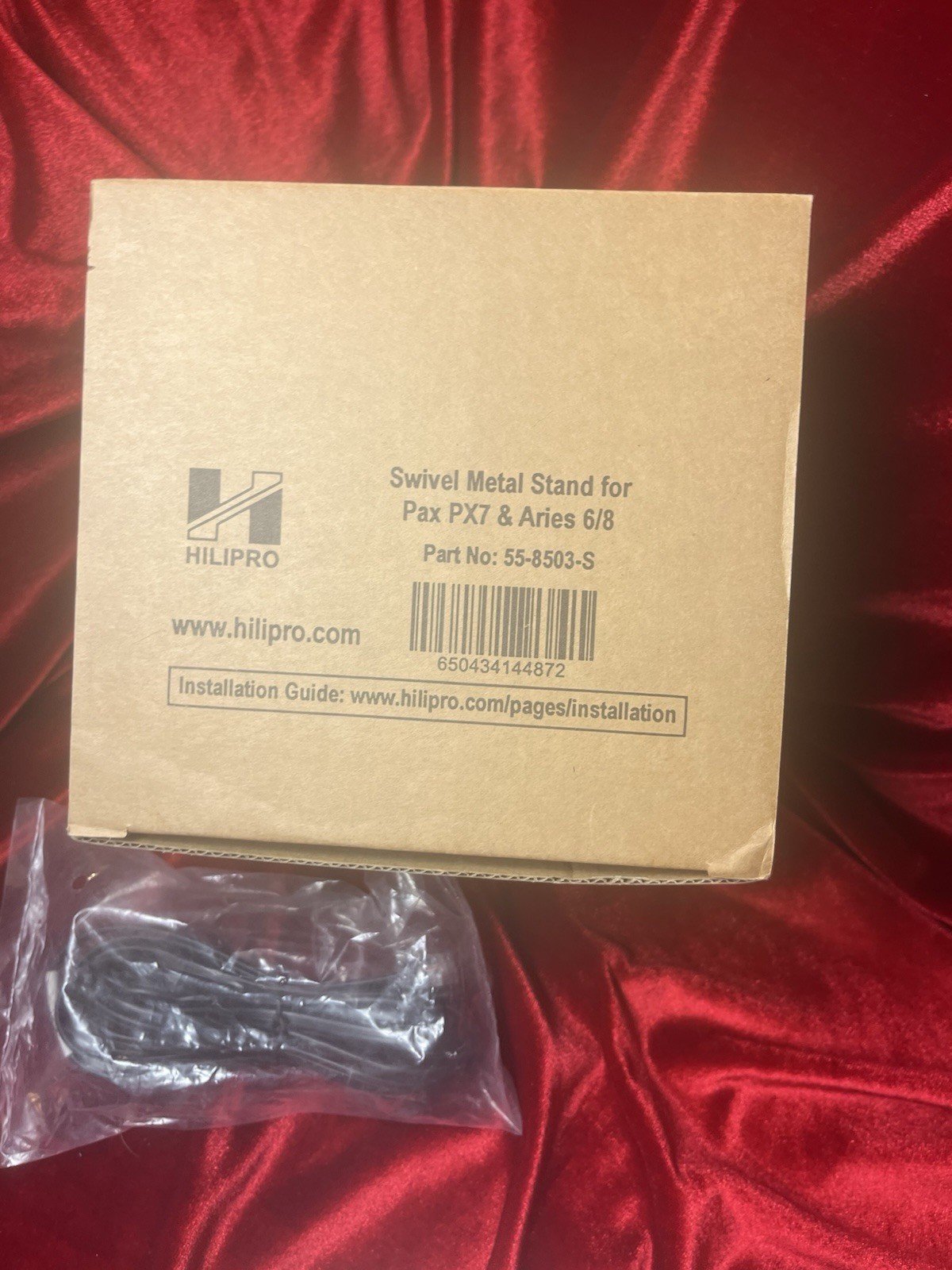 Pax Aries 8 Kit Payment Terminal AR6P-B0-5EA WITH Swivel Stand (stand Is NIB)