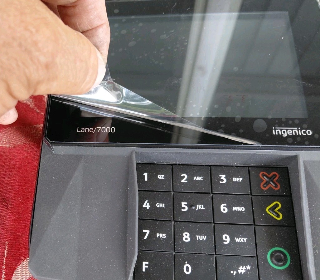 Ingenico Lane 7000 POS Credit Card Terminal Touchscreen EMV NFC Cord + Stylus