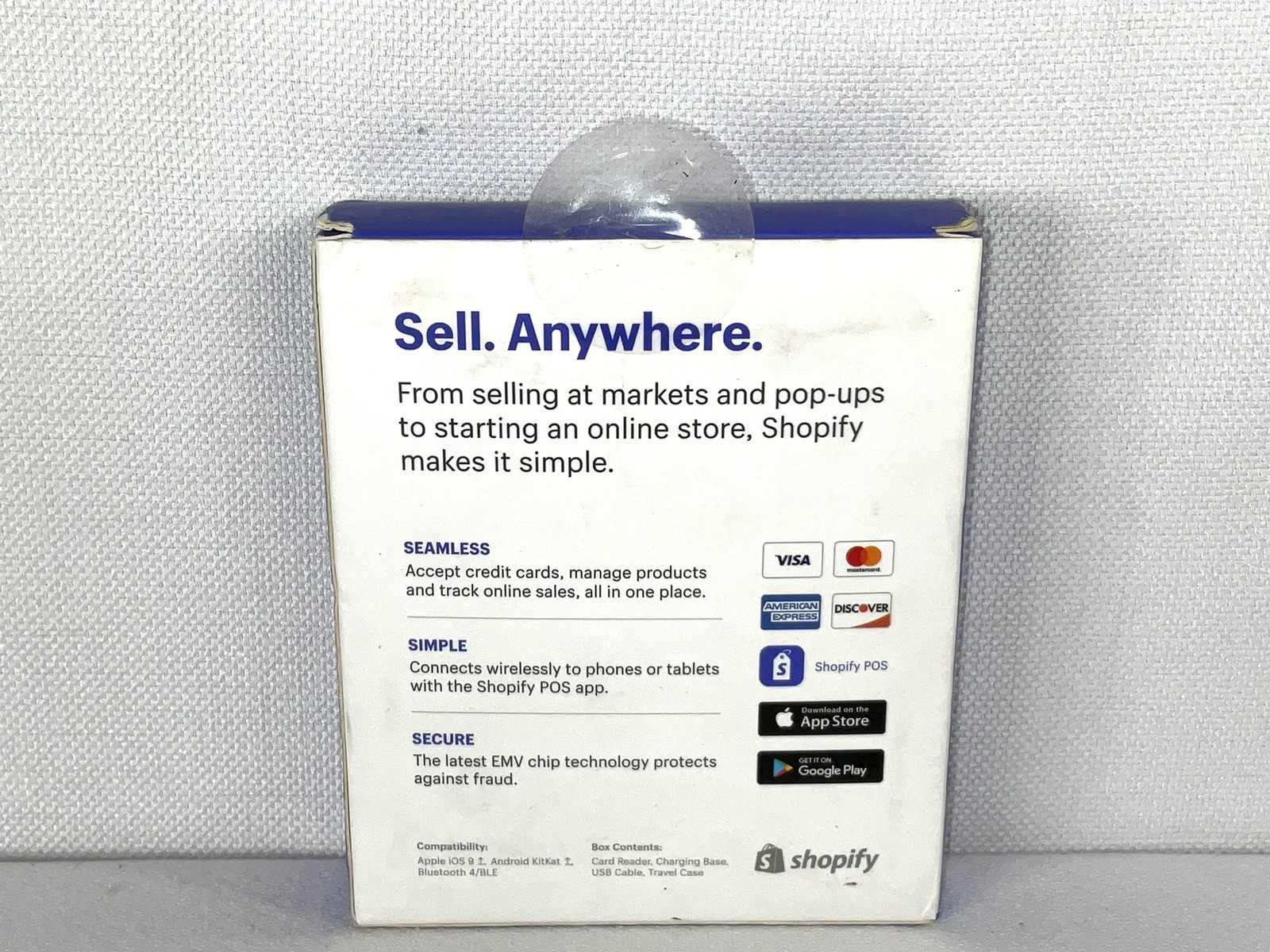 Shopify Chip and Swipe Credit Card Reader White Model S1701 New in Box