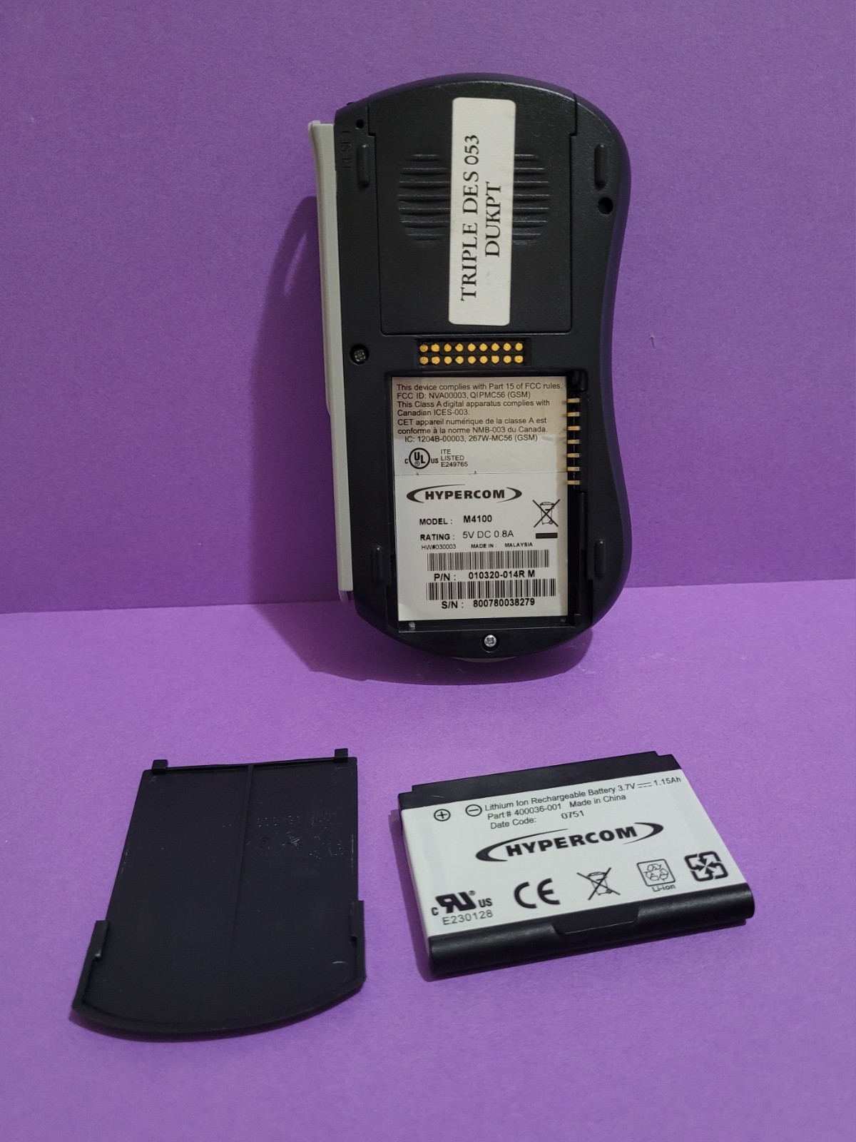 HYPERCOM OPTIMUM M 4100 Mobile Terminal Without accessories.