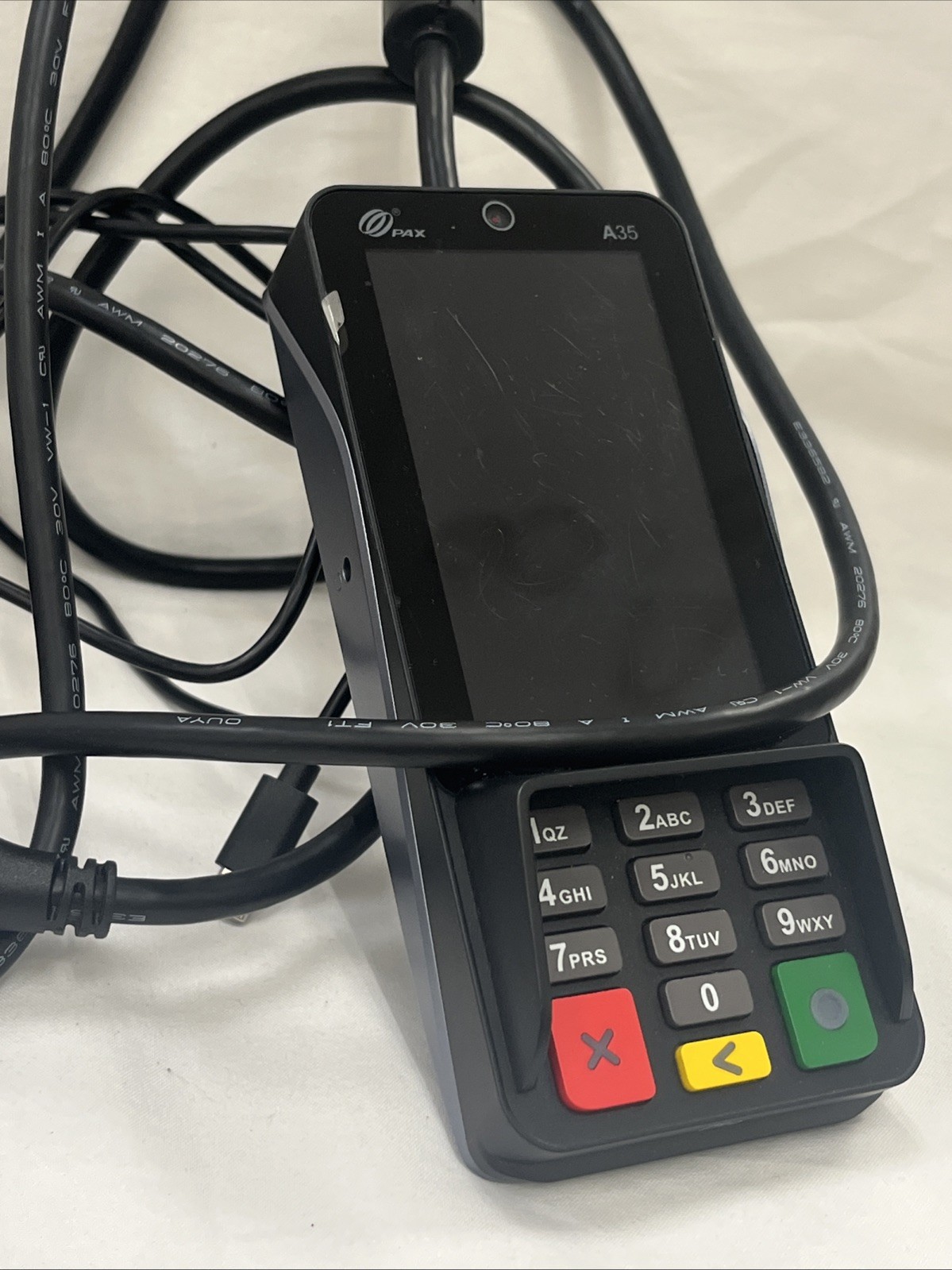 PAX A35 POS CREDIT CARD TERMINAL READER – Only Used 15 Days – Has Been Reset