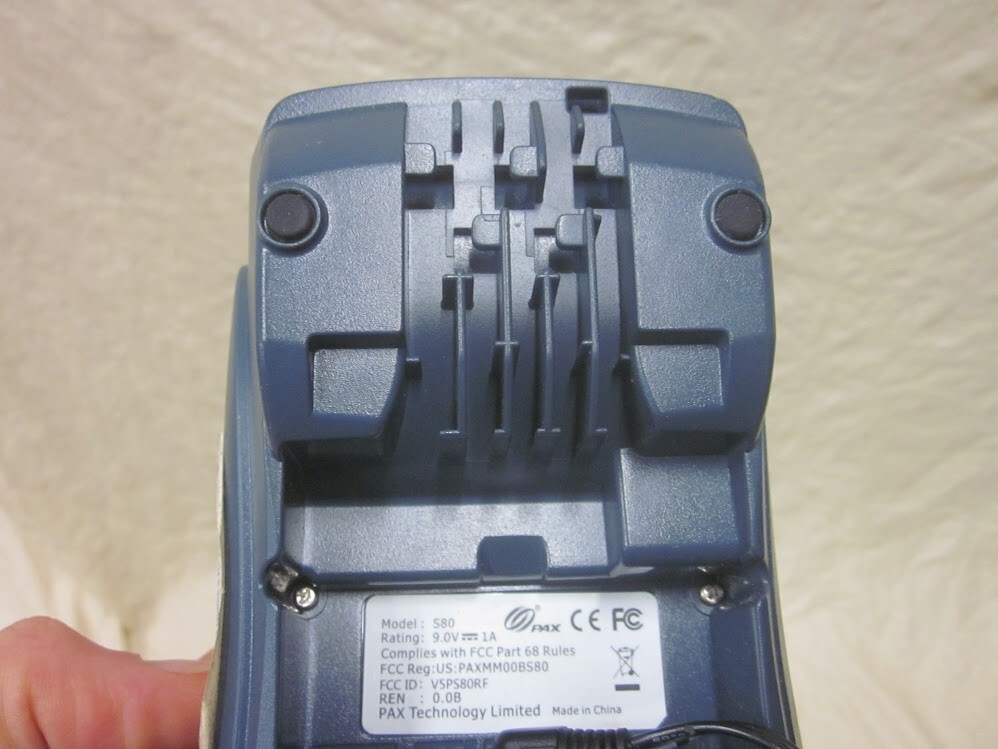 PAX S80 EMV NFC Credit Card Terminal Machine with Power – AS-IS PARTS/REPAIR