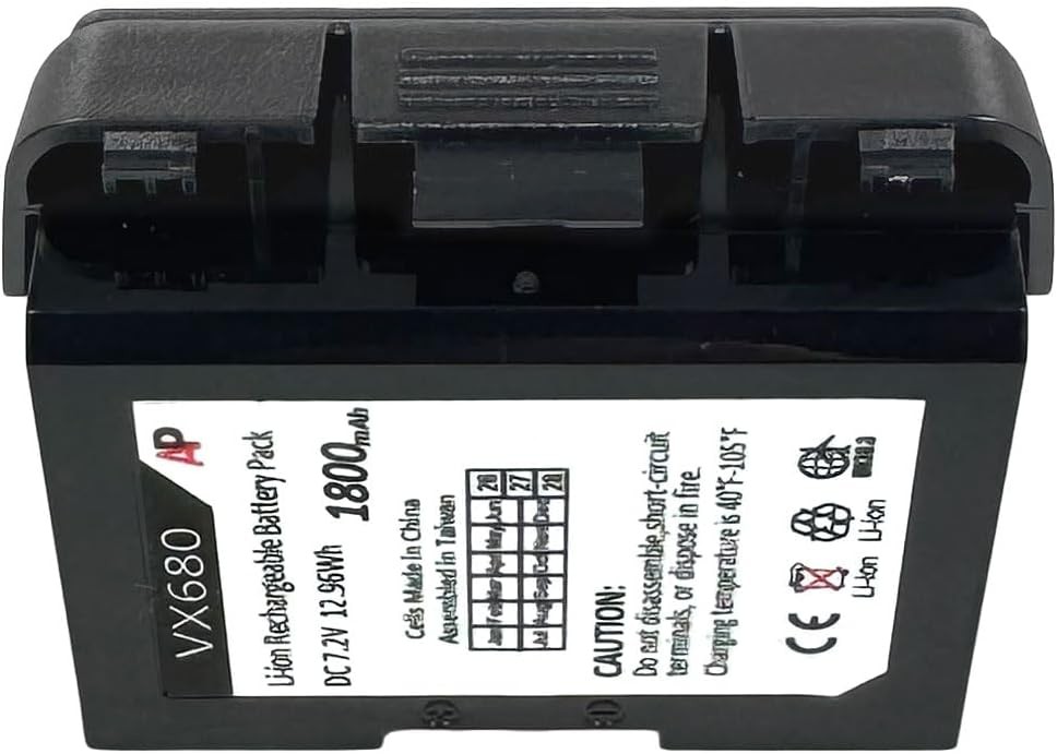 Replacement battery for VeriFone VX680 and VX670 portable handheld wireless