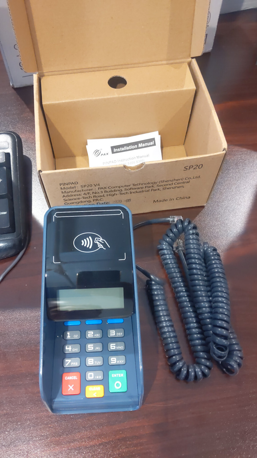PAX SP20 V4 PINpad with BUYPASS Encryption with Cable