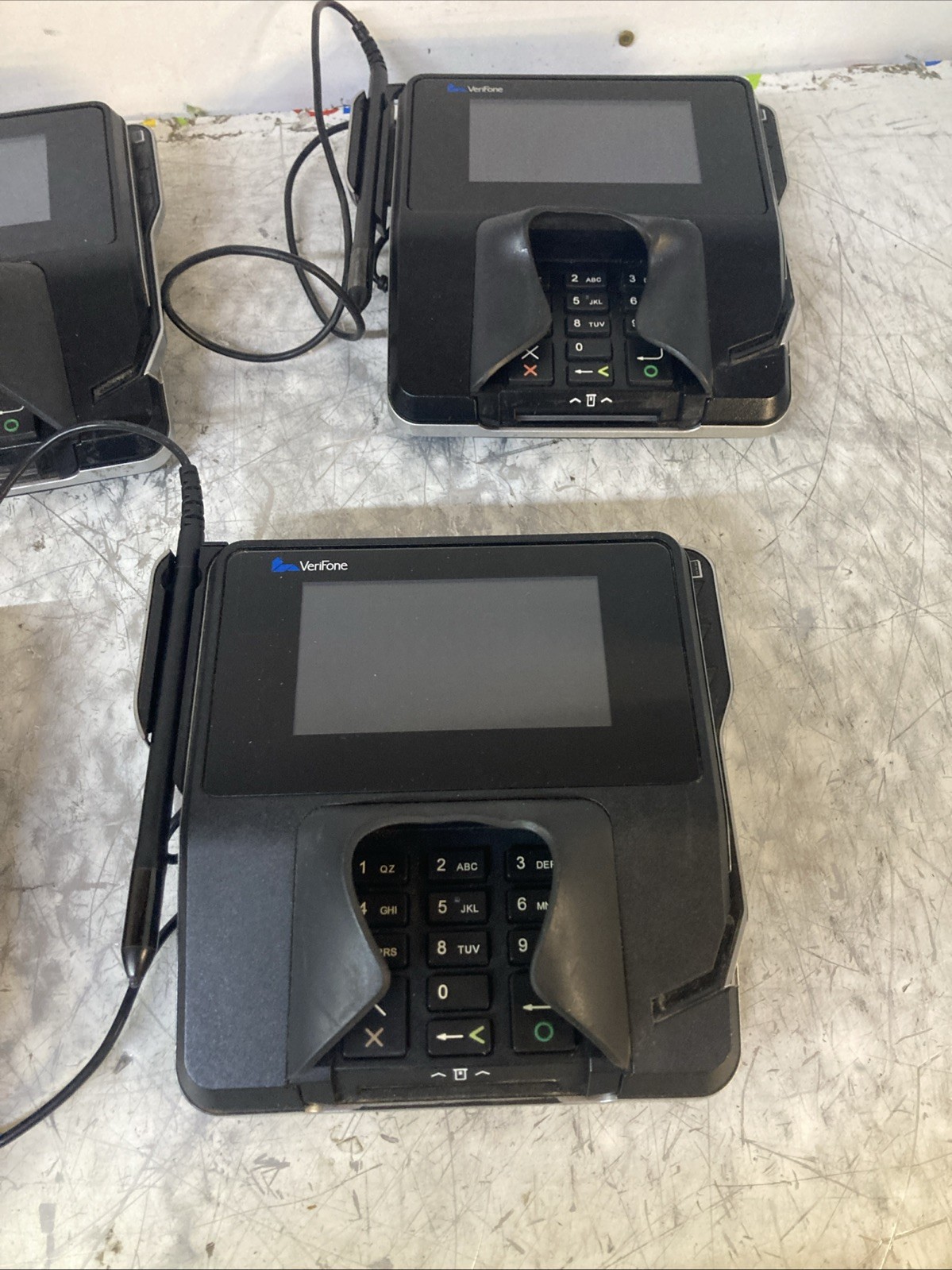 VeriFone MX 915 Credit Card Pinpad Terminal no power adapter untested lot of 5