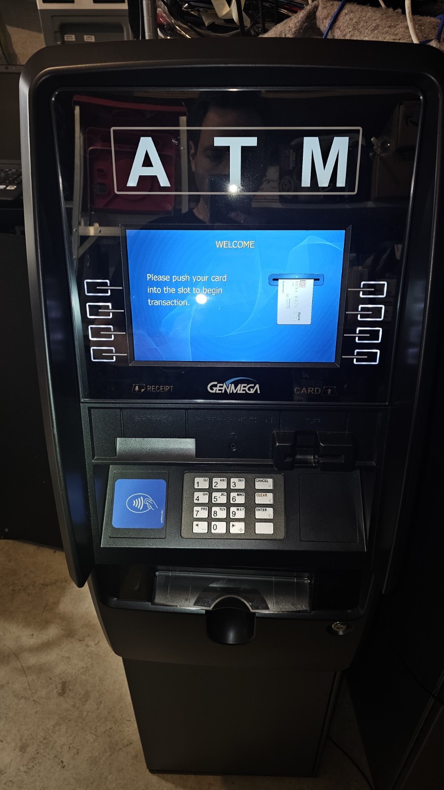 ATM NFC READER UPGRADE KIT NEW GENMEGA ONYX Contactless MOBILE PAY EMV G3000
