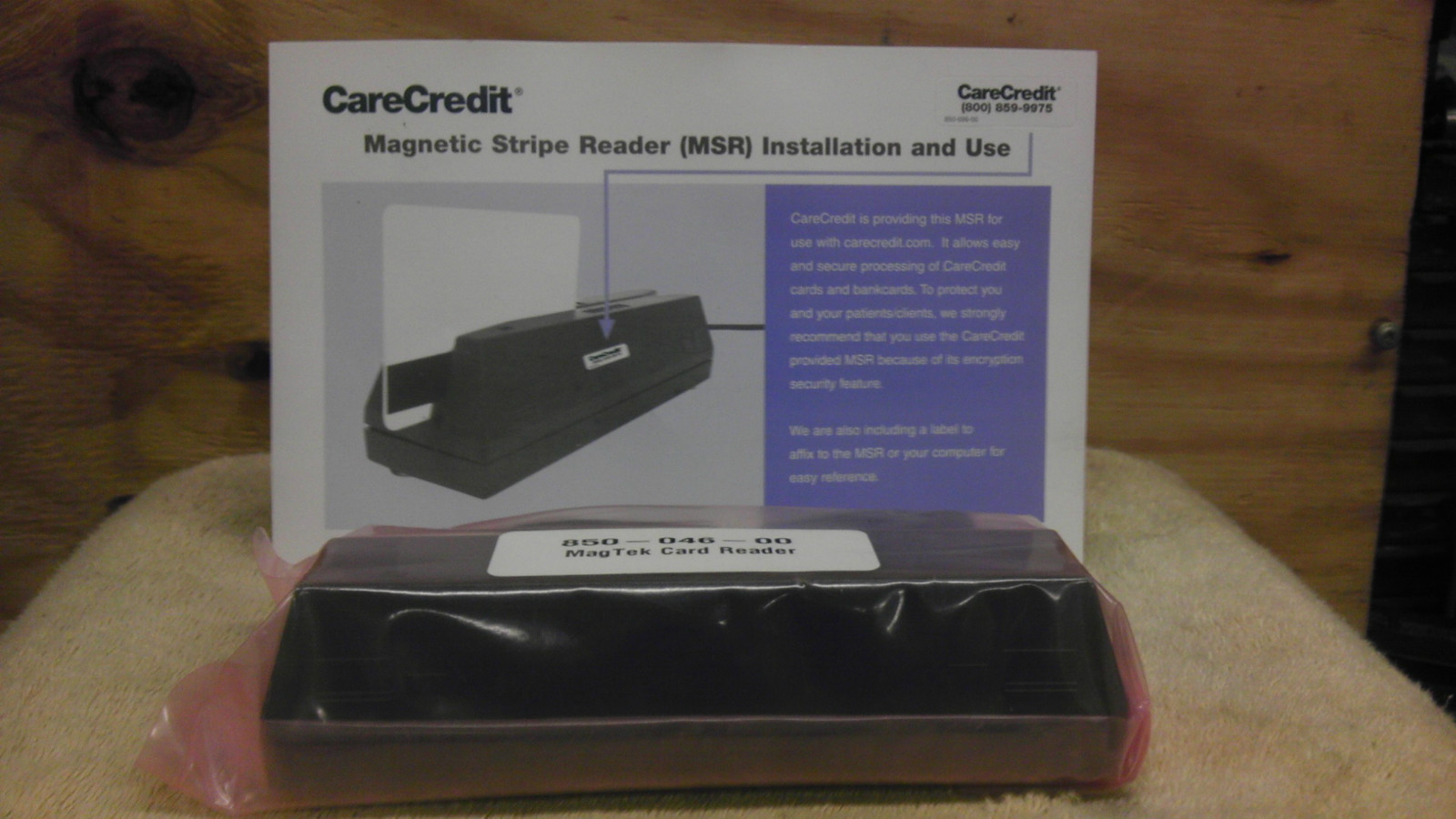 NEW 2-TRACK MAGTEK 850-046-00 MAGNETIC STRIP SWIPE CARD READER USB 21073008